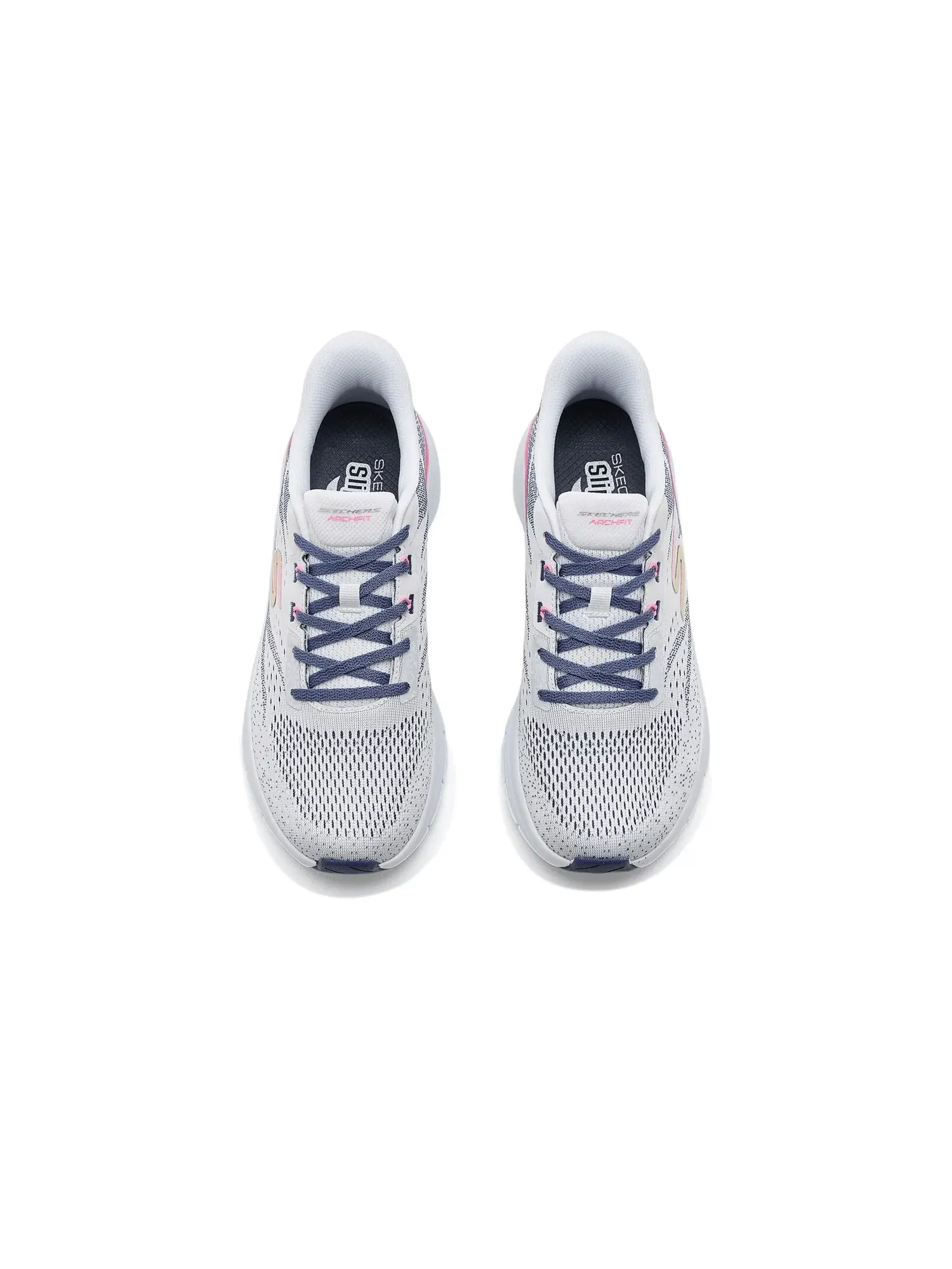 Кроссовки Arch Fit 3.0 Hands Free Slip-Ins Skechers — изображение 2 из 4, белый мульти