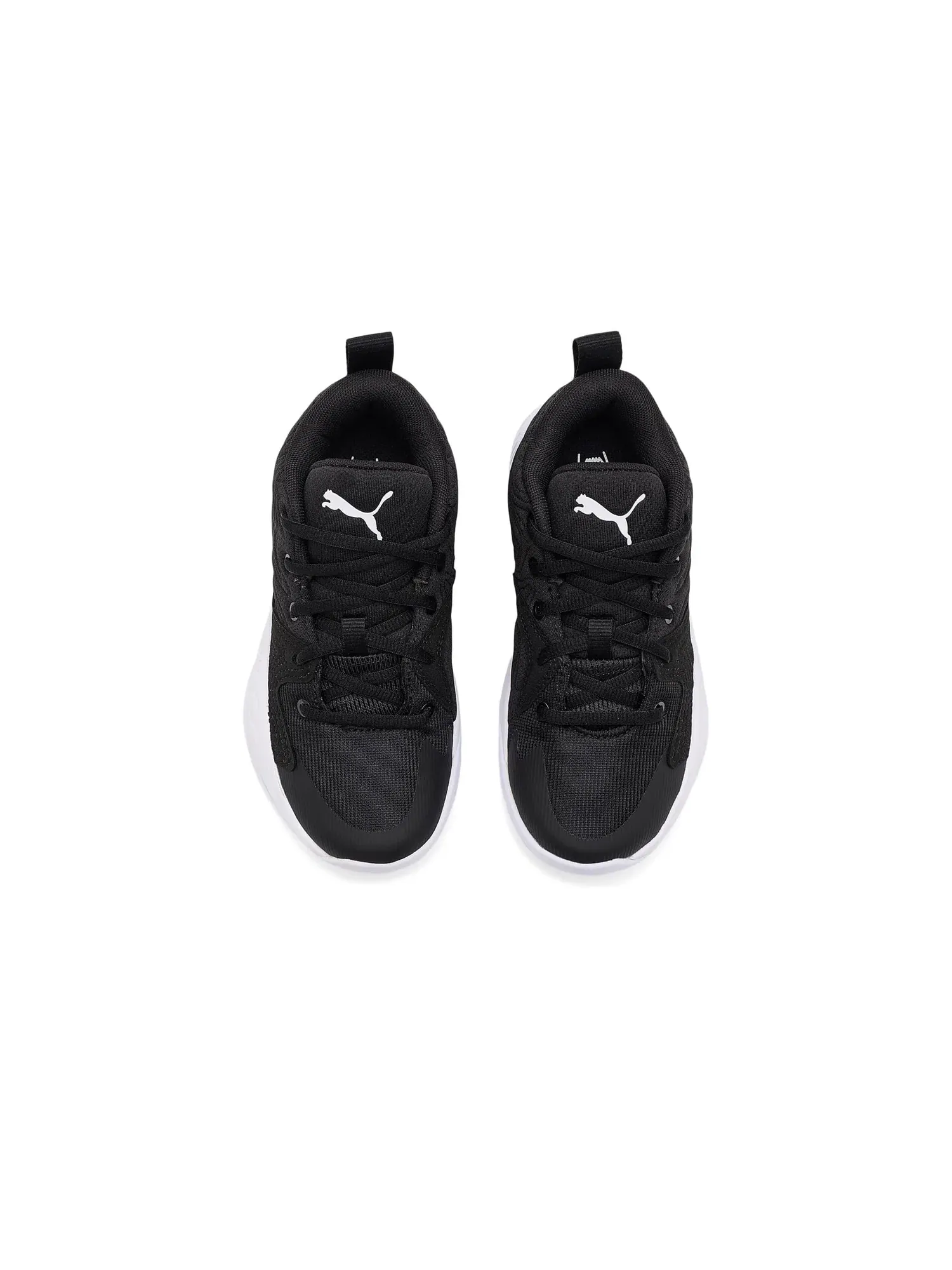 Баскетбольные кроссовки Court Pro 3 (для маленьких и больших детей) Puma Kids — изображение 2 из 4, черный/белый