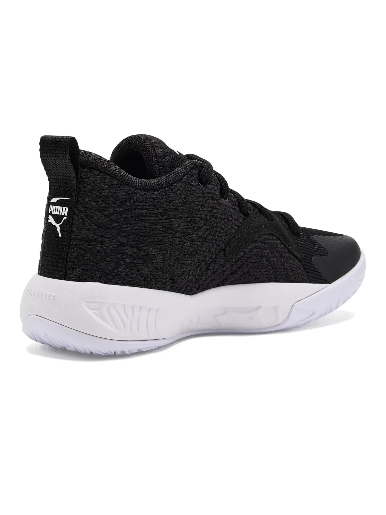 Баскетбольные кроссовки Court Pro 3 (для маленьких и больших детей) Puma Kids — изображение 3 из 4, черный/белый