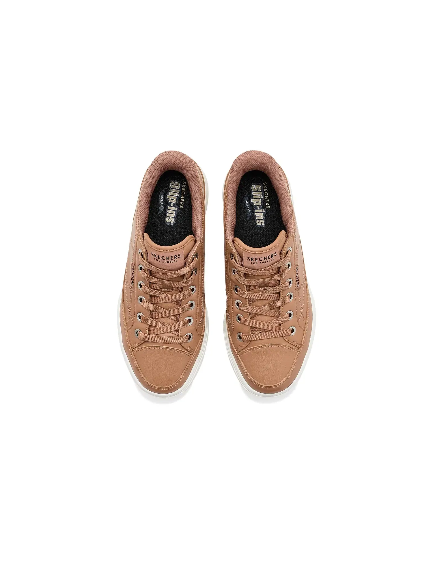 Кроссовки Arch Fit Arcade - Catch Ya There Hands Free Slip-Ins Skechers — изображение 2 из 4, бежевый
