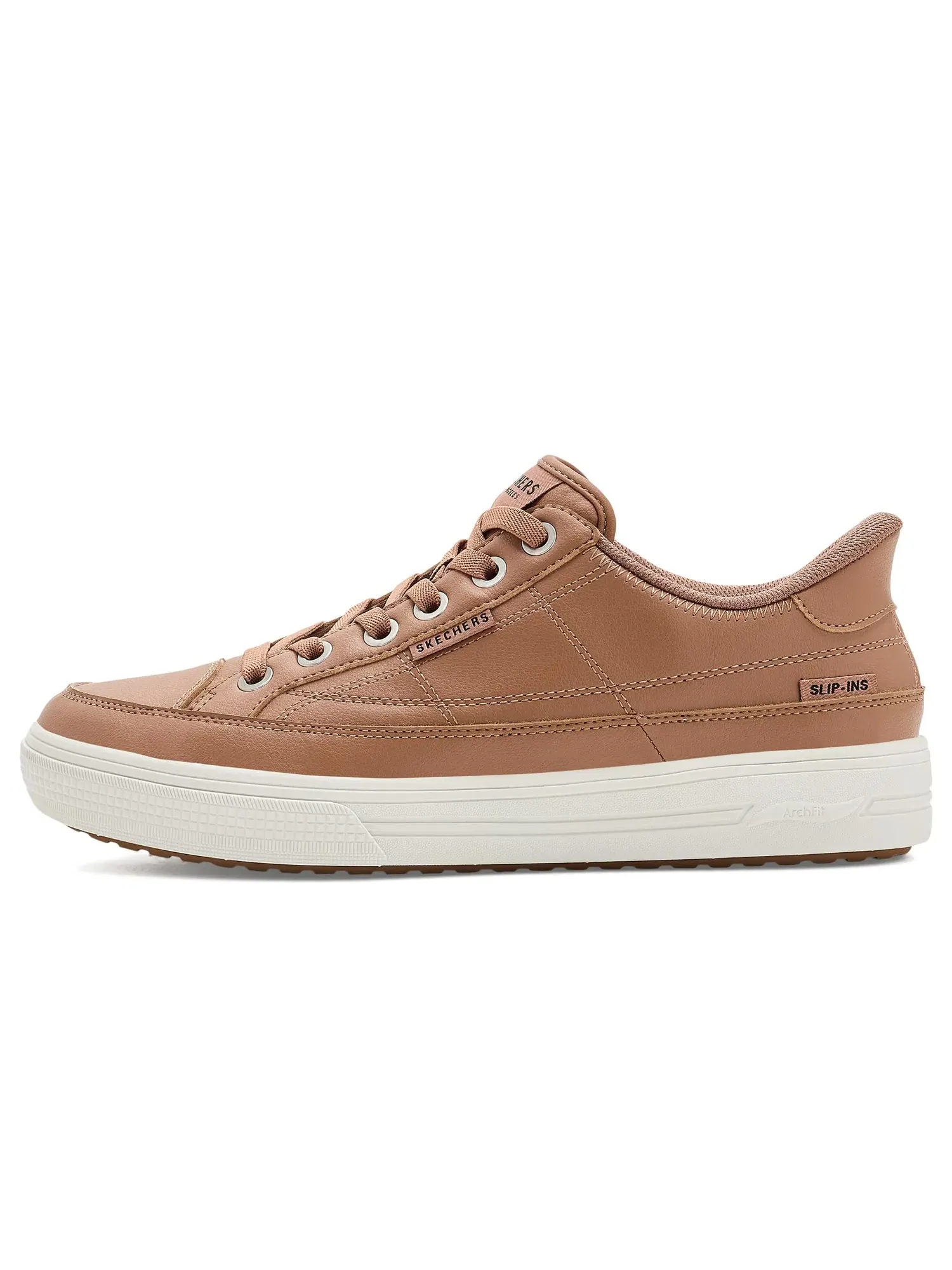 Кроссовки Arch Fit Arcade - Catch Ya There Hands Free Slip-Ins Skechers — изображение 4 из 4, бежевый