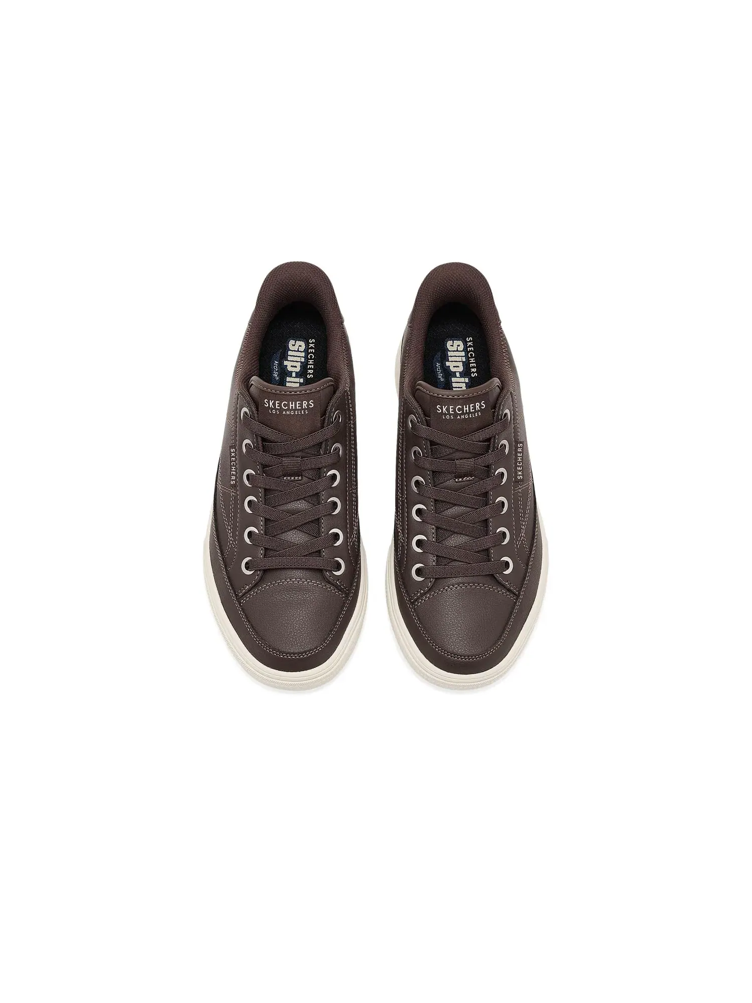 Кроссовки Arch Fit Arcade - Catch Ya There Hands Free Slip-Ins Skechers — изображение 2 из 4, шоколад