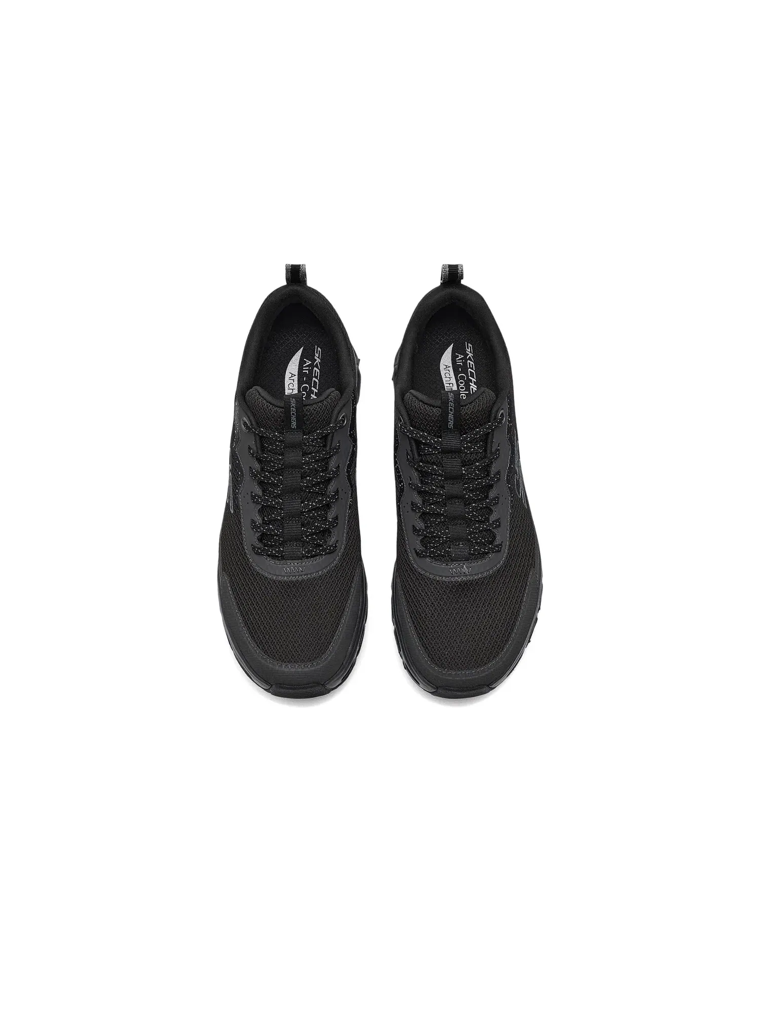 Кроссовки Arch Fit Glide-Step AT Barnard Hill Skechers — изображение 2 из 4, черный/черный