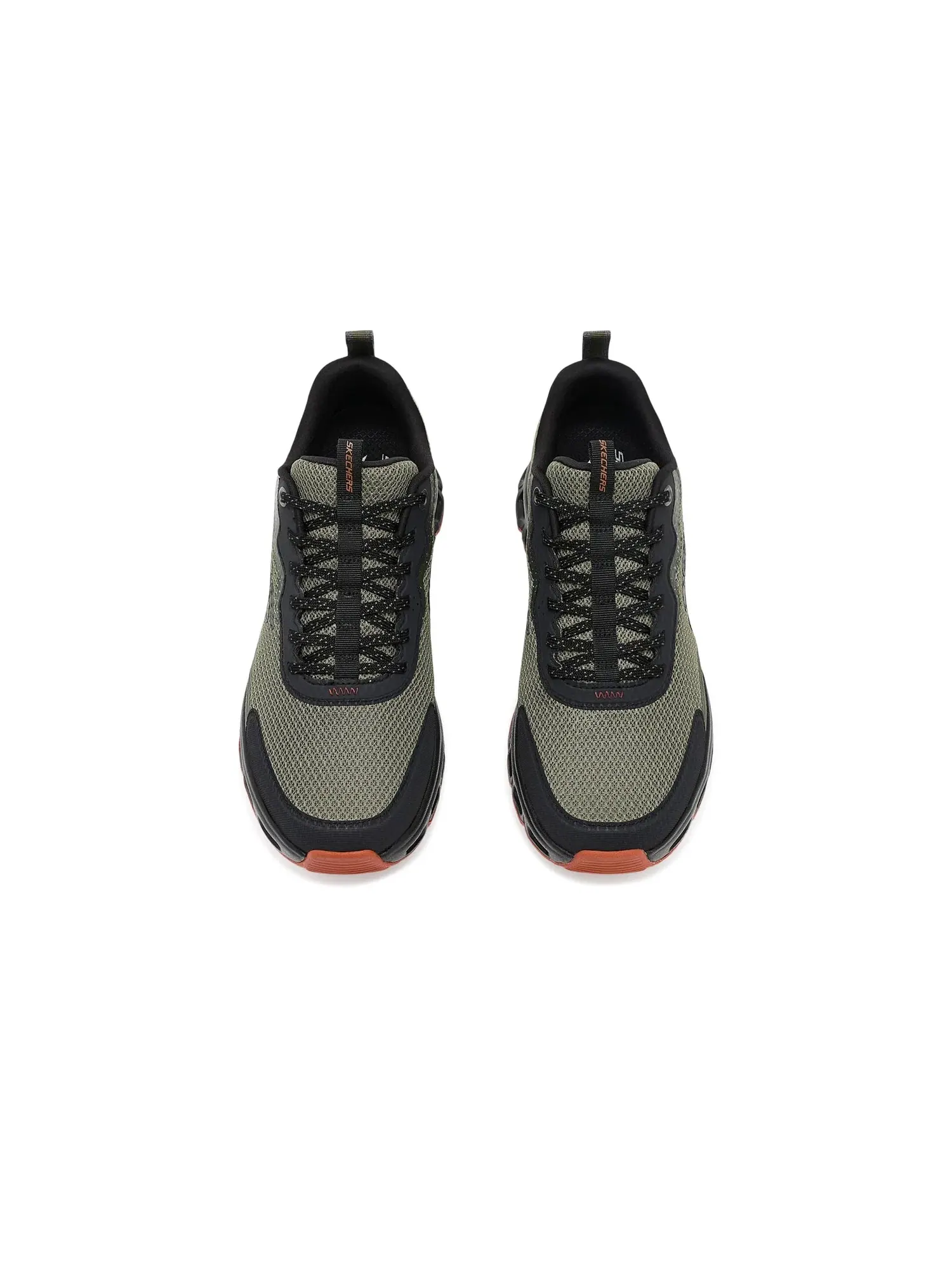 Кроссовки Arch Fit Glide-Step AT Barnard Hill Skechers — изображение 2 из 4, оливковый/черный