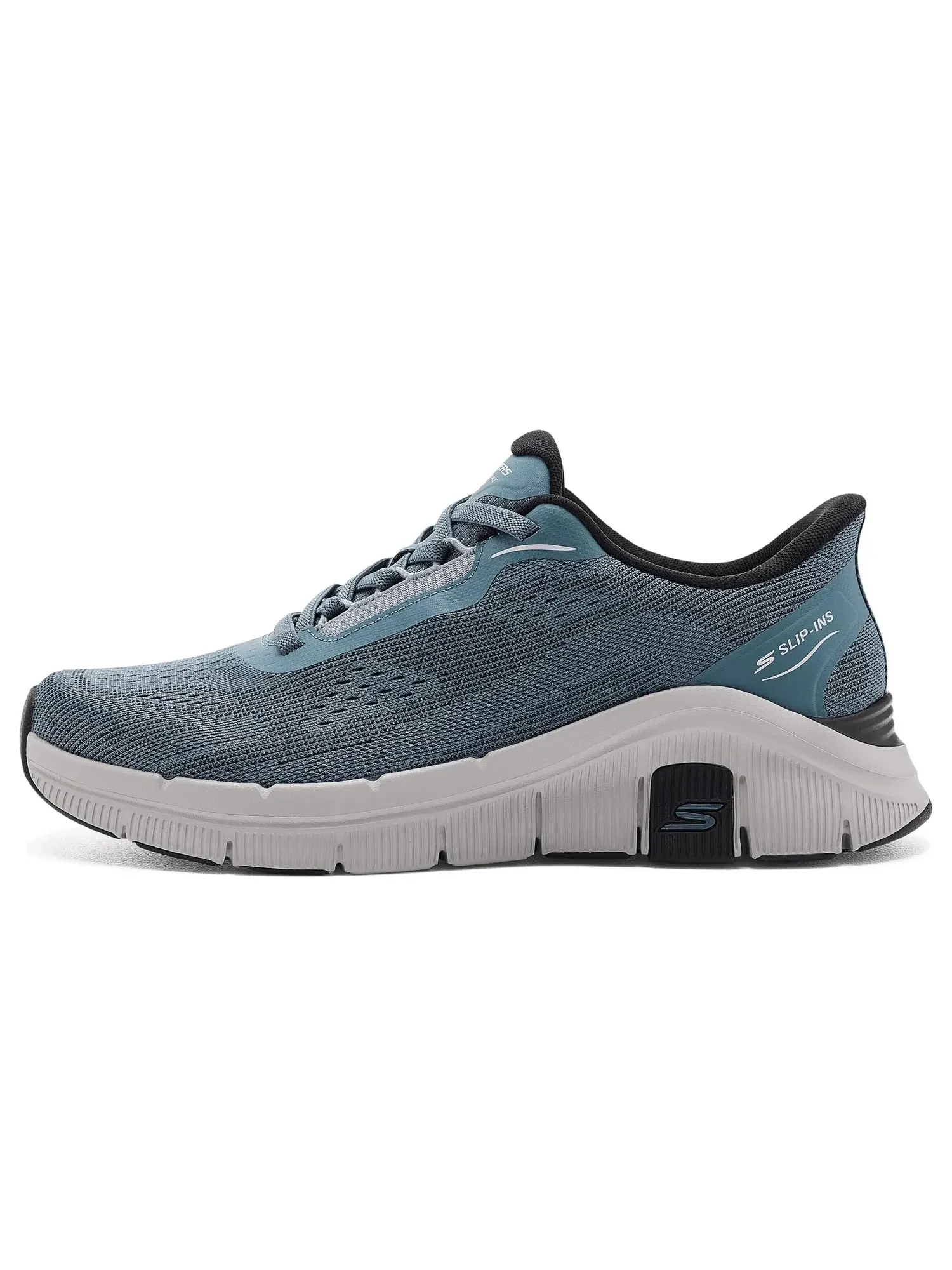 Кроссовки Relaxed Fit Flex Zayder Hands-Free Slip-In Skechers — изображение 4 из 4, серый