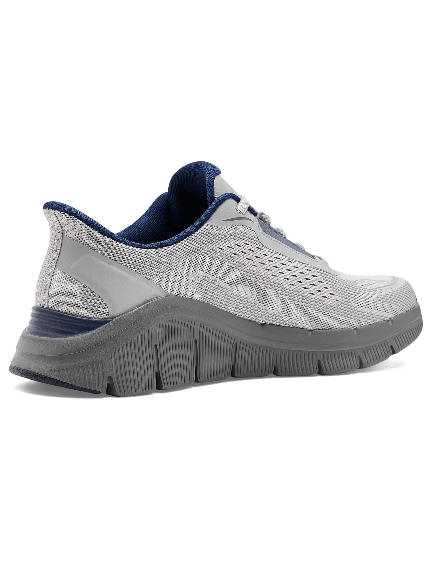Кроссовки Relaxed Fit Flex Zayder Hands-Free Slip-In Skechers — изображение 3 из 4, серый/темно-синий