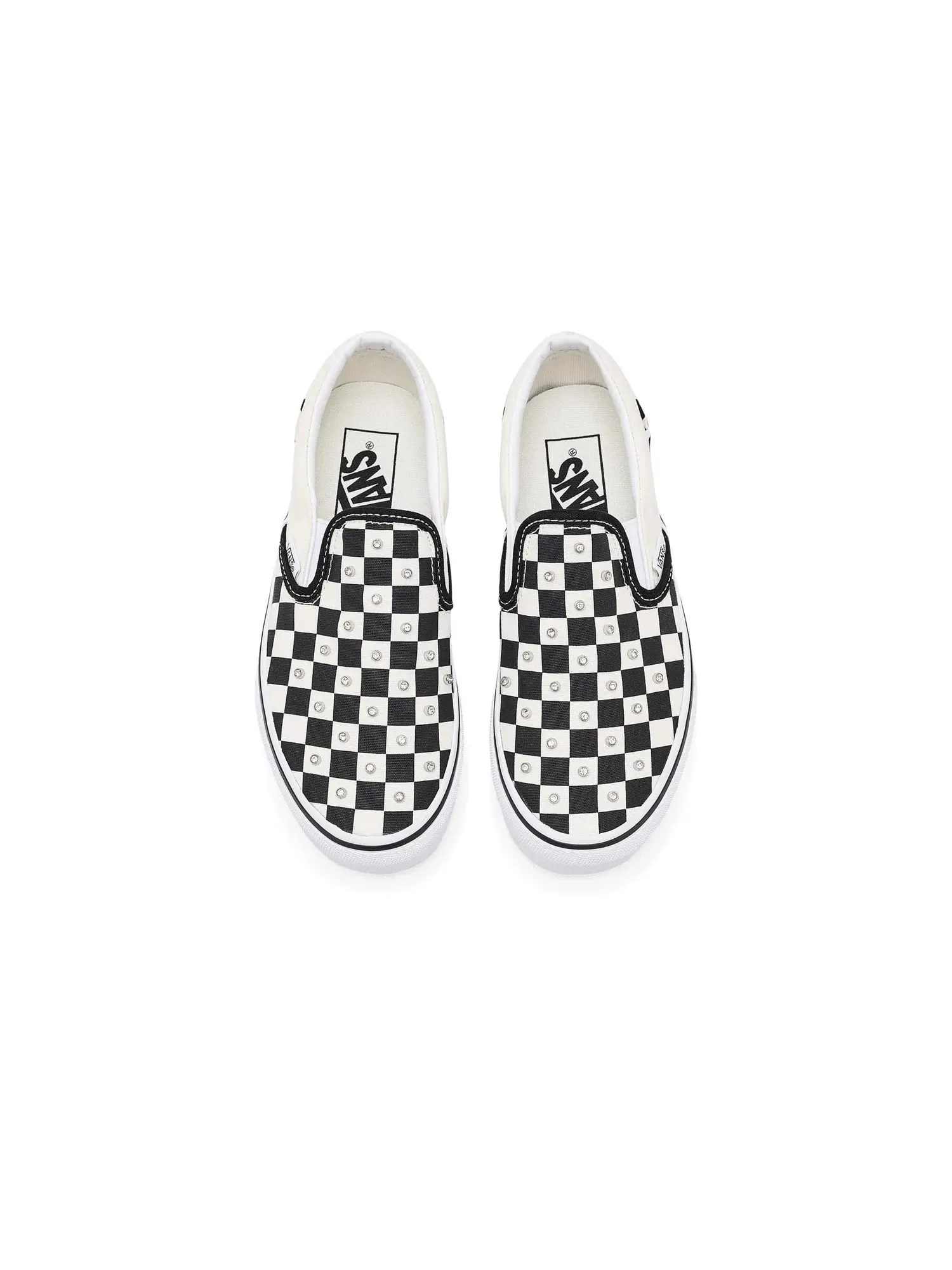 Классические накладные кеды Stackform (для детей постарше) Vans Kids — изображение 2 из 4, черный/белый