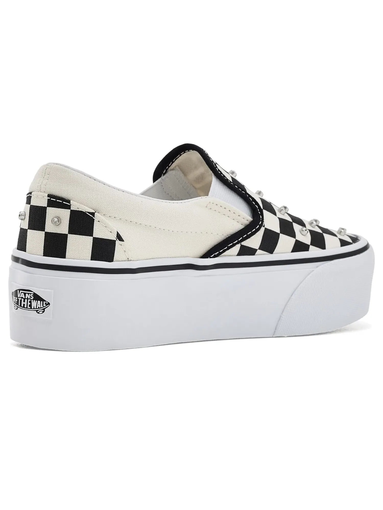 Классические накладные кеды Stackform (для детей постарше) Vans Kids — изображение 3 из 4, черный/белый
