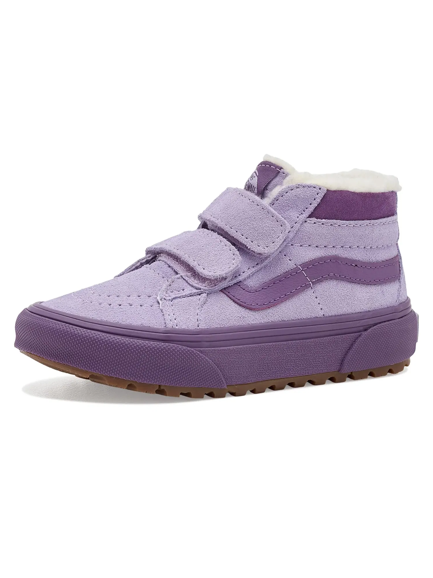 Кроссовки SK8-Mid Reissue V Insulated (для маленьких детей) Vans Kids — изображение 1 из 4, фиолетовый