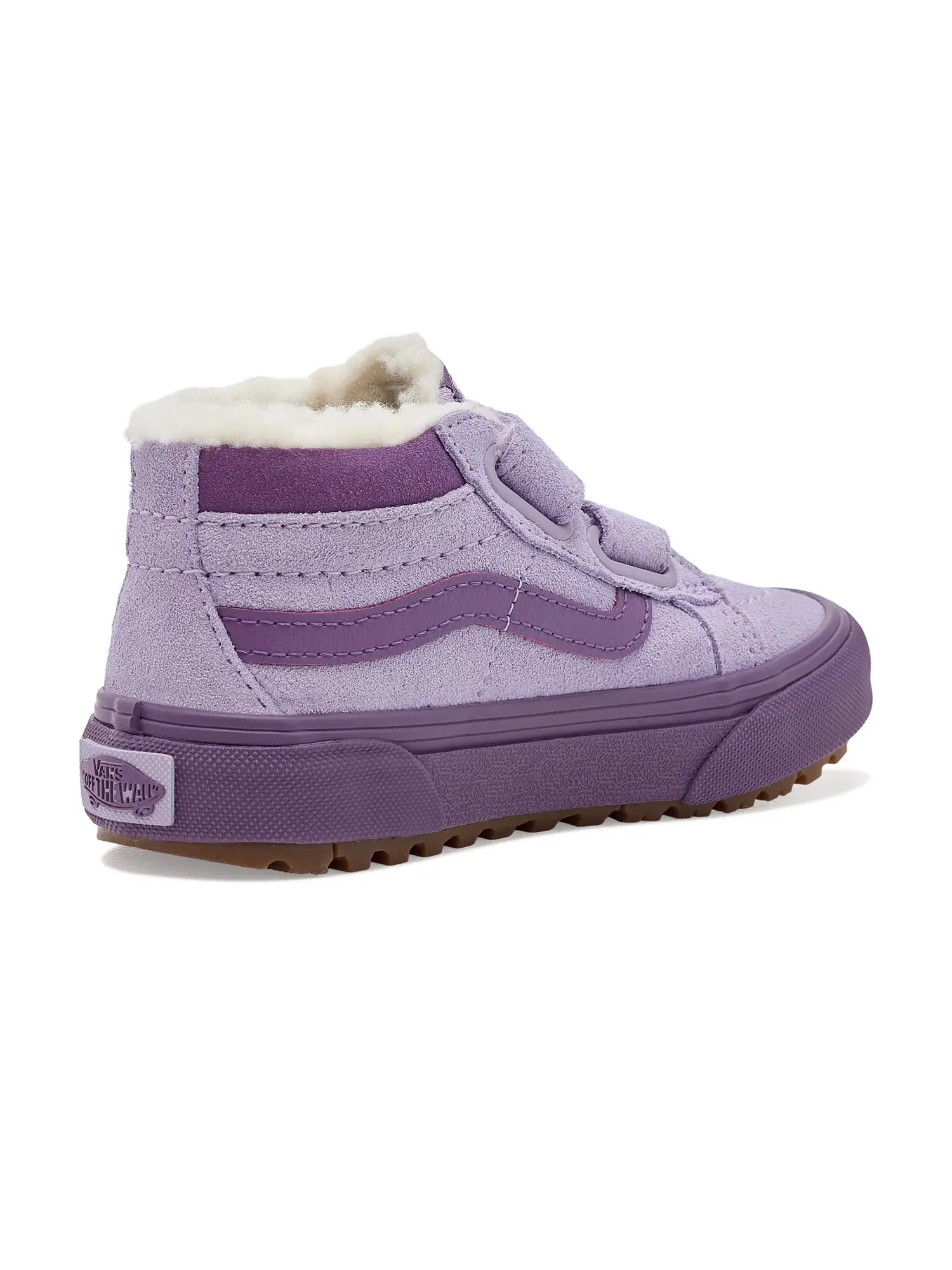 Кроссовки SK8-Mid Reissue V Insulated (для маленьких детей) Vans Kids — изображение 3 из 4, фиолетовый