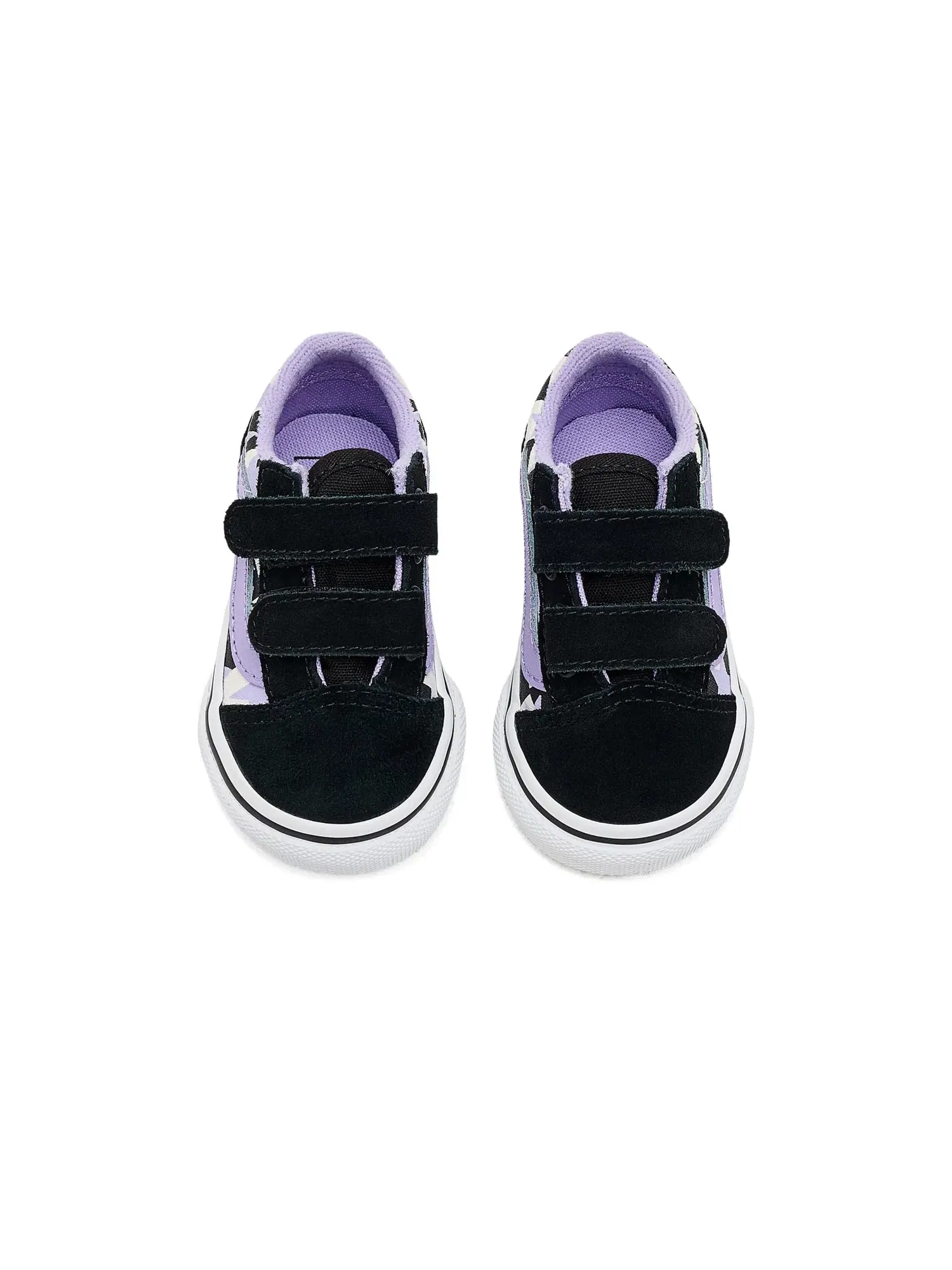 Кроссовки Old Skool V (для малышей и маленьких детей) Vans Kids — изображение 2 из 4, фиолетовый