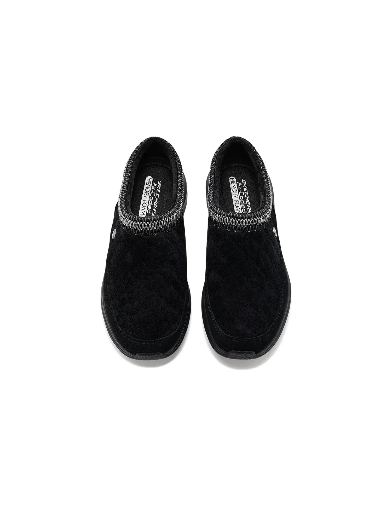 Тапочки Contour Foam Boot - Cozy Cascade Skechers — изображение 2 из 4, черный/черный
