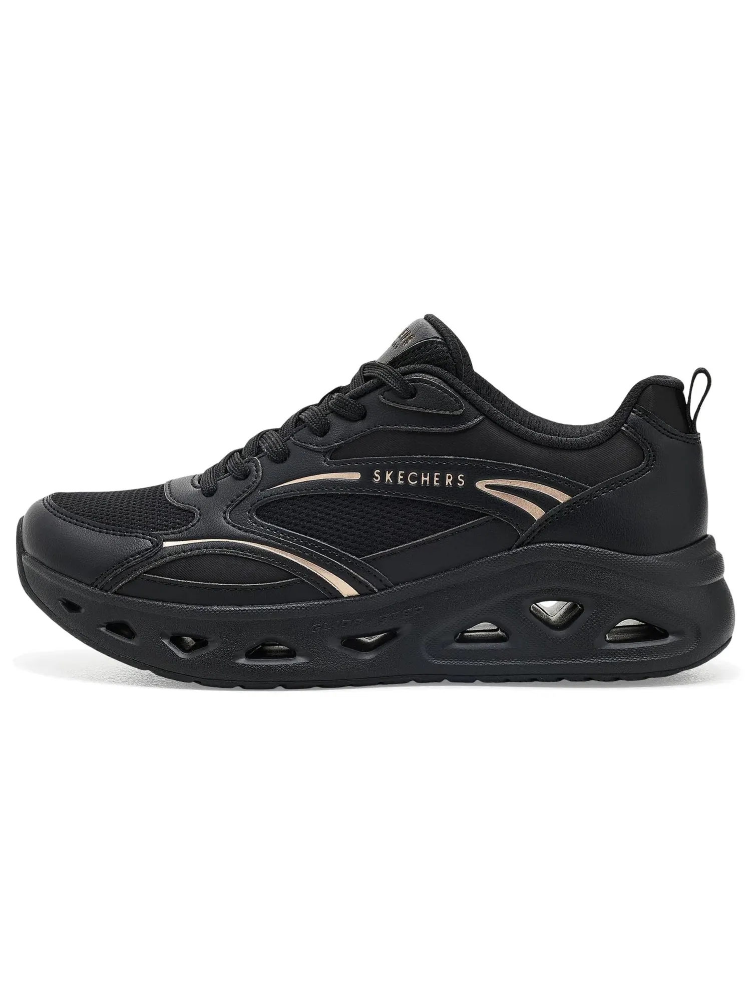 Кроссовки Uno Glide Step - Lite Skechers — изображение 4 из 4, черный/черный