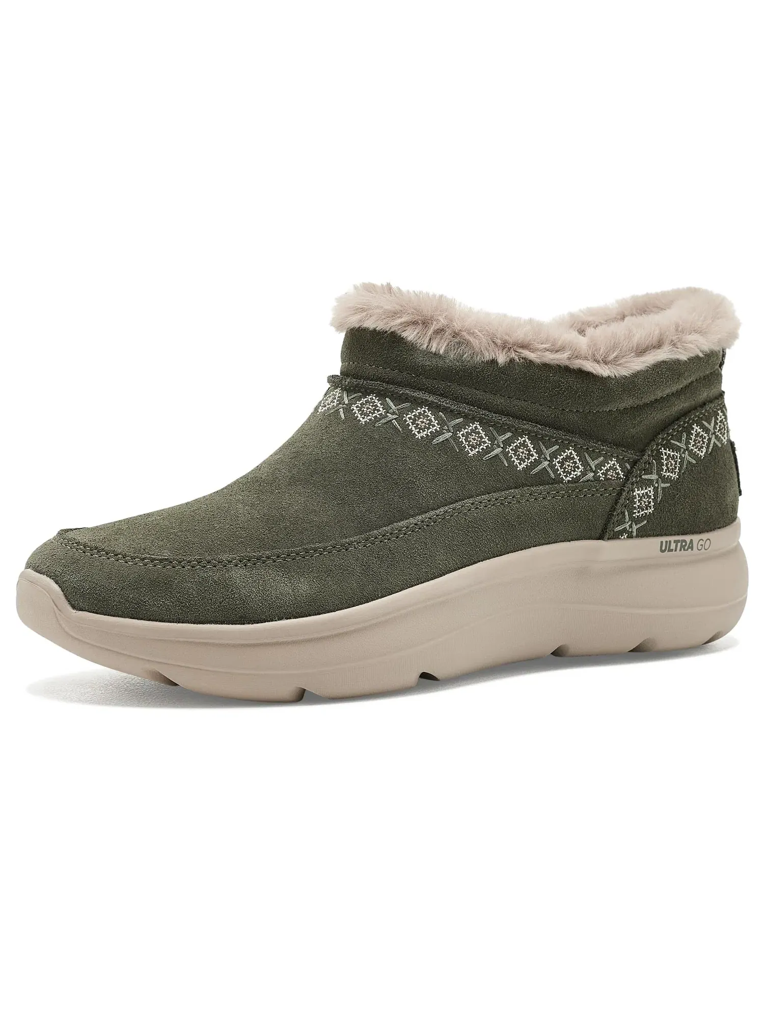 Ботинки On-The-Go Encore - Alison Skechers — изображение 1 из 4, оливковый