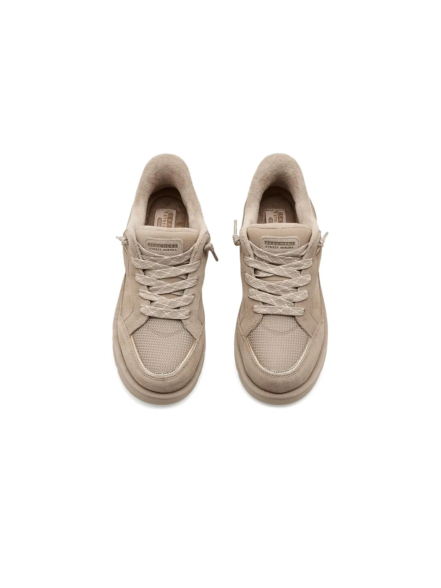 Кроссовки Keepsakes Cozy - Street Hiker Ez Skechers — изображение 2 из 4, бежевый