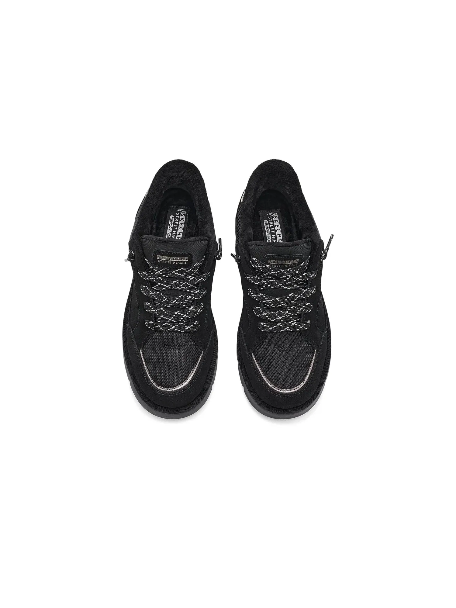 Кроссовки Keepsakes Cozy - Street Hiker Ez Skechers — изображение 2 из 4, черный/черный