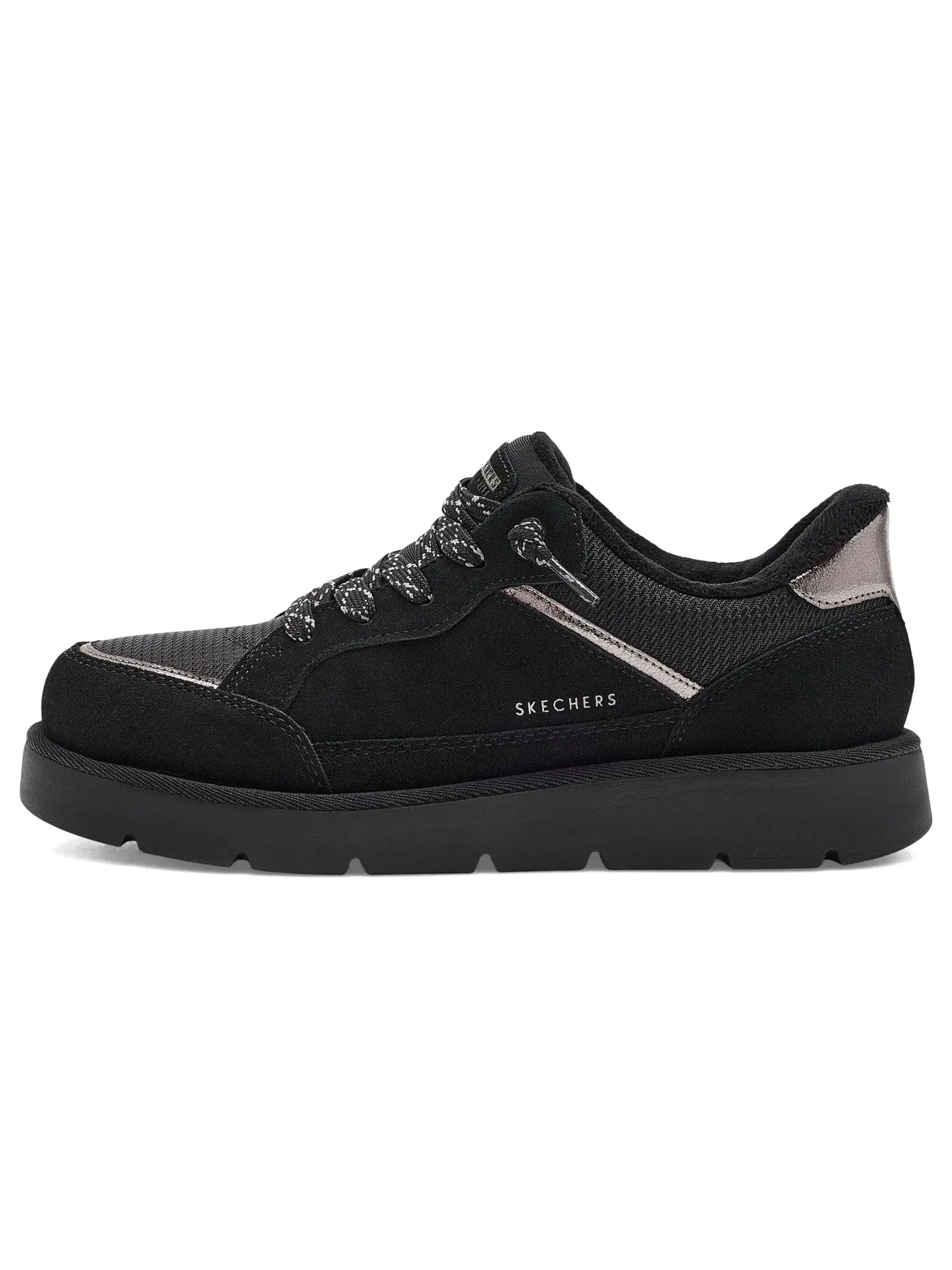 Кроссовки Keepsakes Cozy - Street Hiker Ez Skechers — изображение 4 из 4, черный/черный