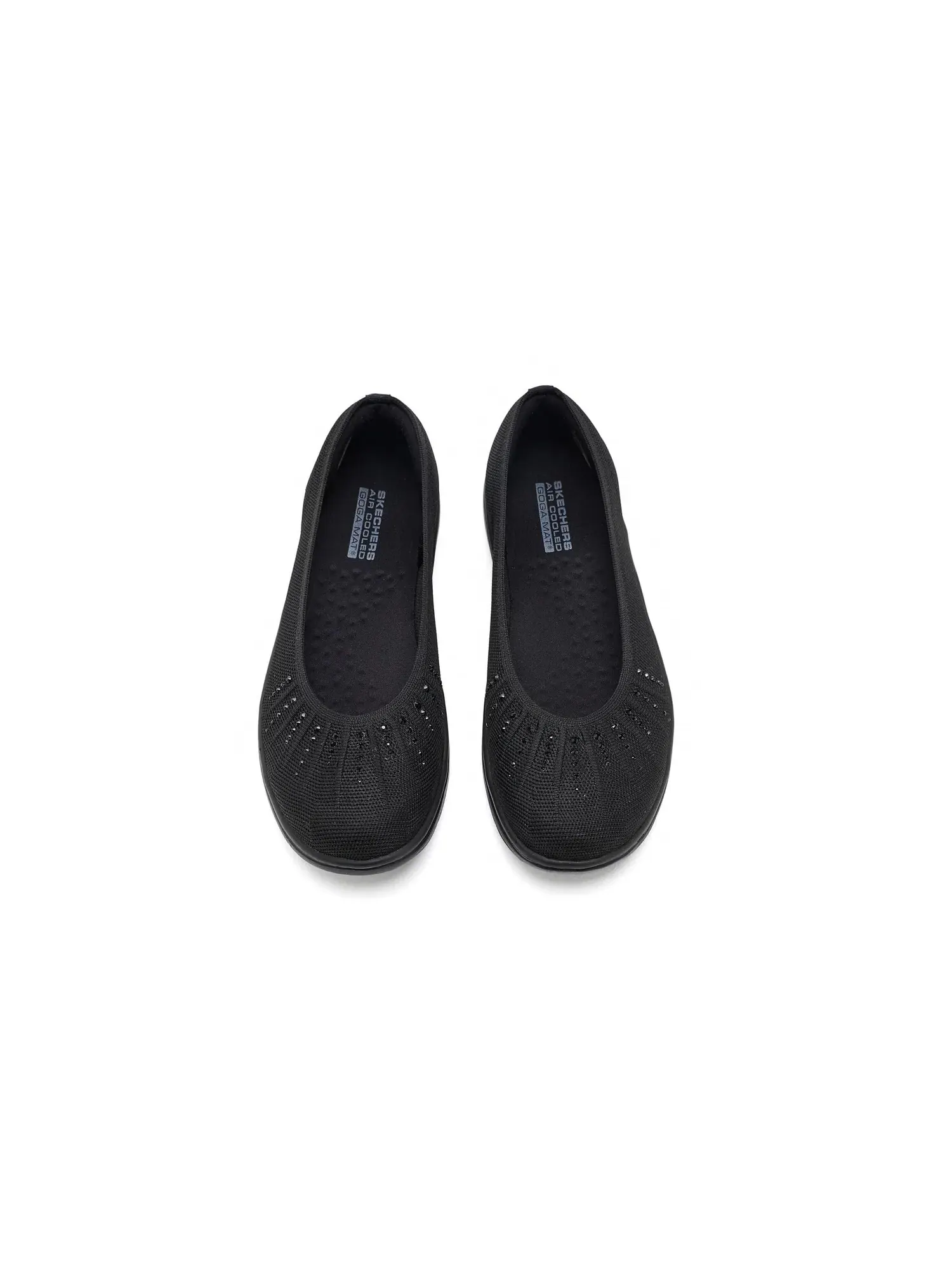 Балетки On-The-Go Flex Radiant - Summer Skechers — изображение 2 из 4, черный/черный