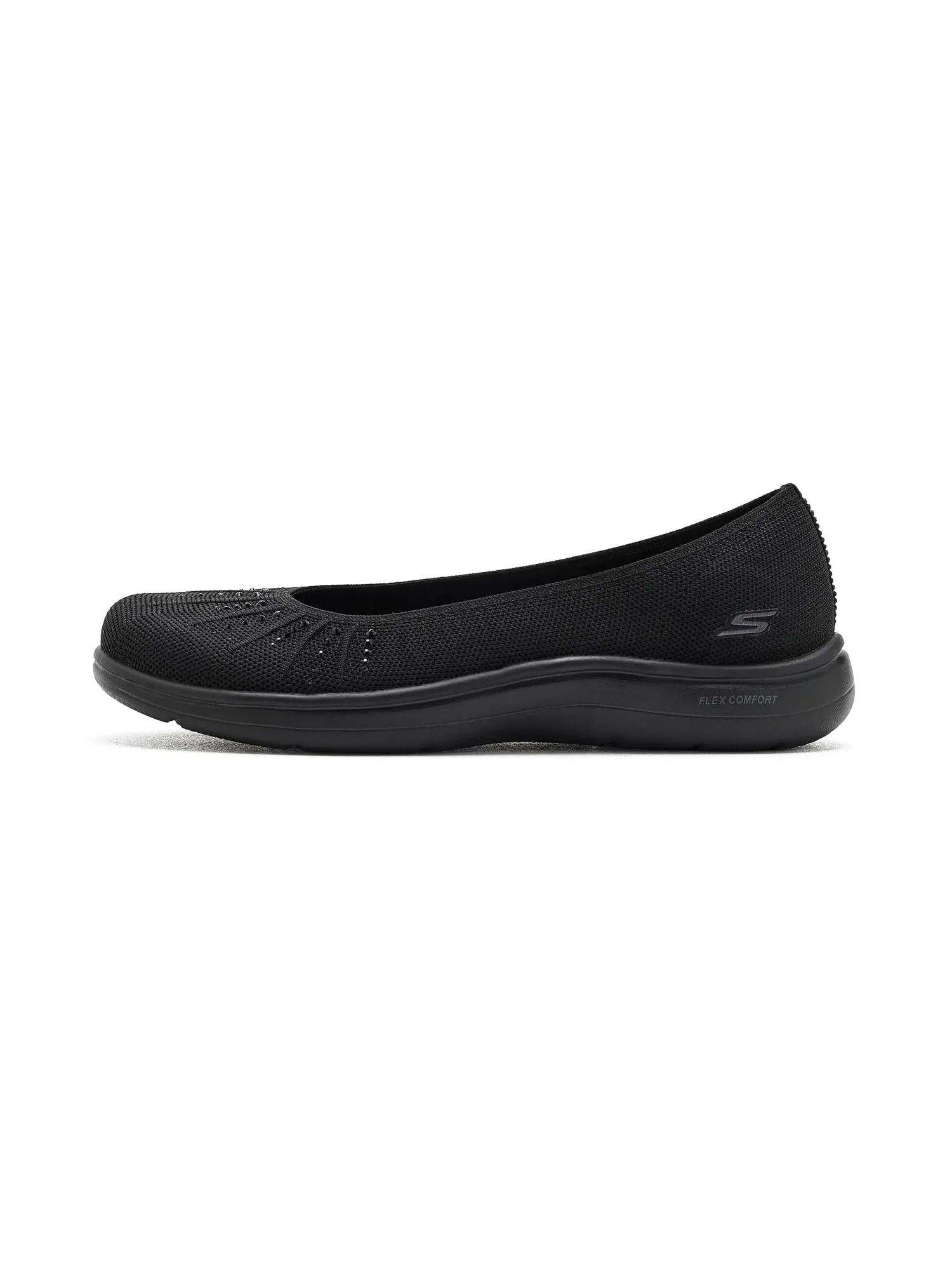 Балетки On-The-Go Flex Radiant - Summer Skechers — изображение 4 из 4, черный/черный