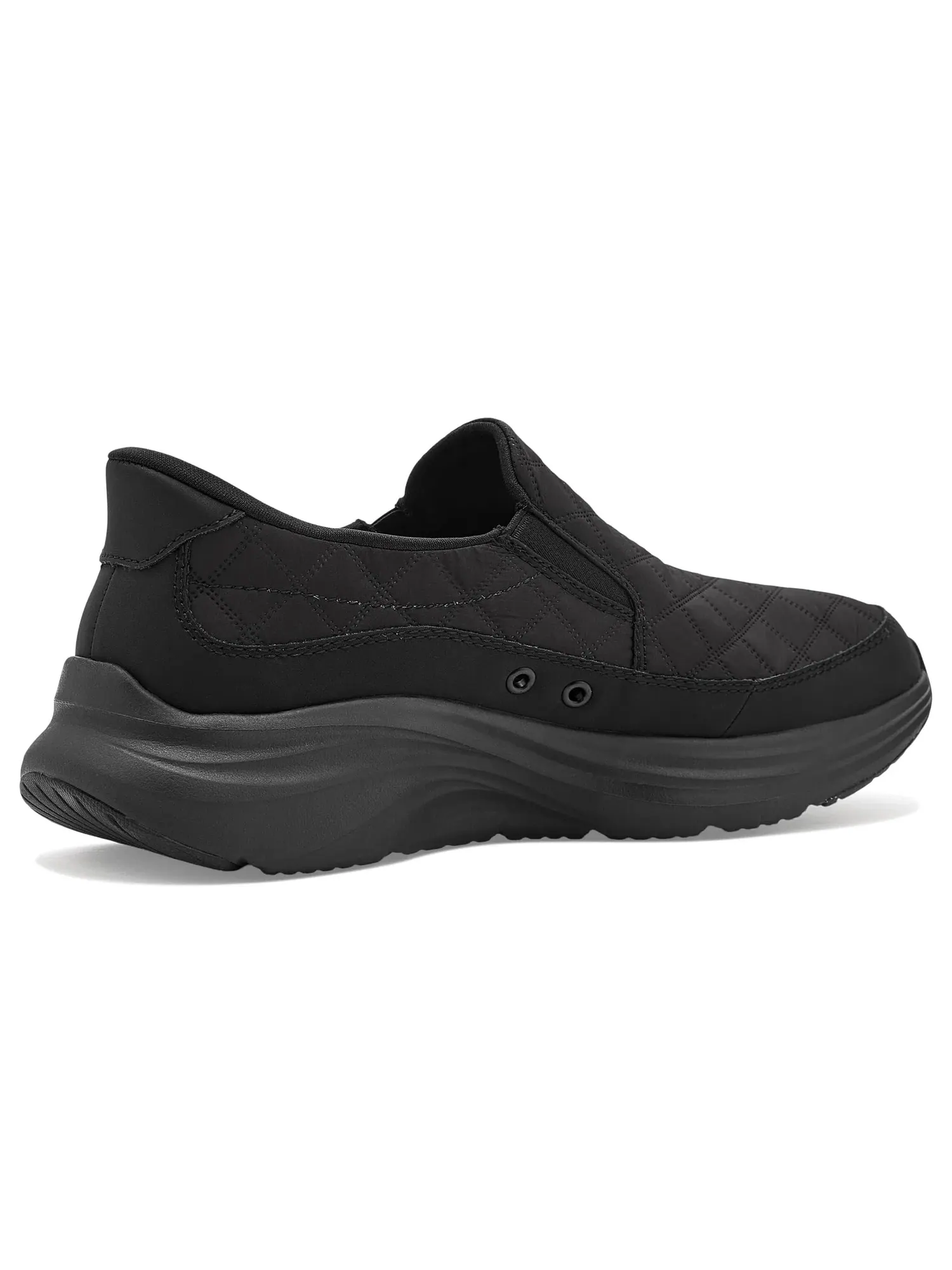 Кроссовки Contour Foam Cozy Fit Nordain Hands Free Slip-In Skechers — изображение 3 из 4, черный/черный