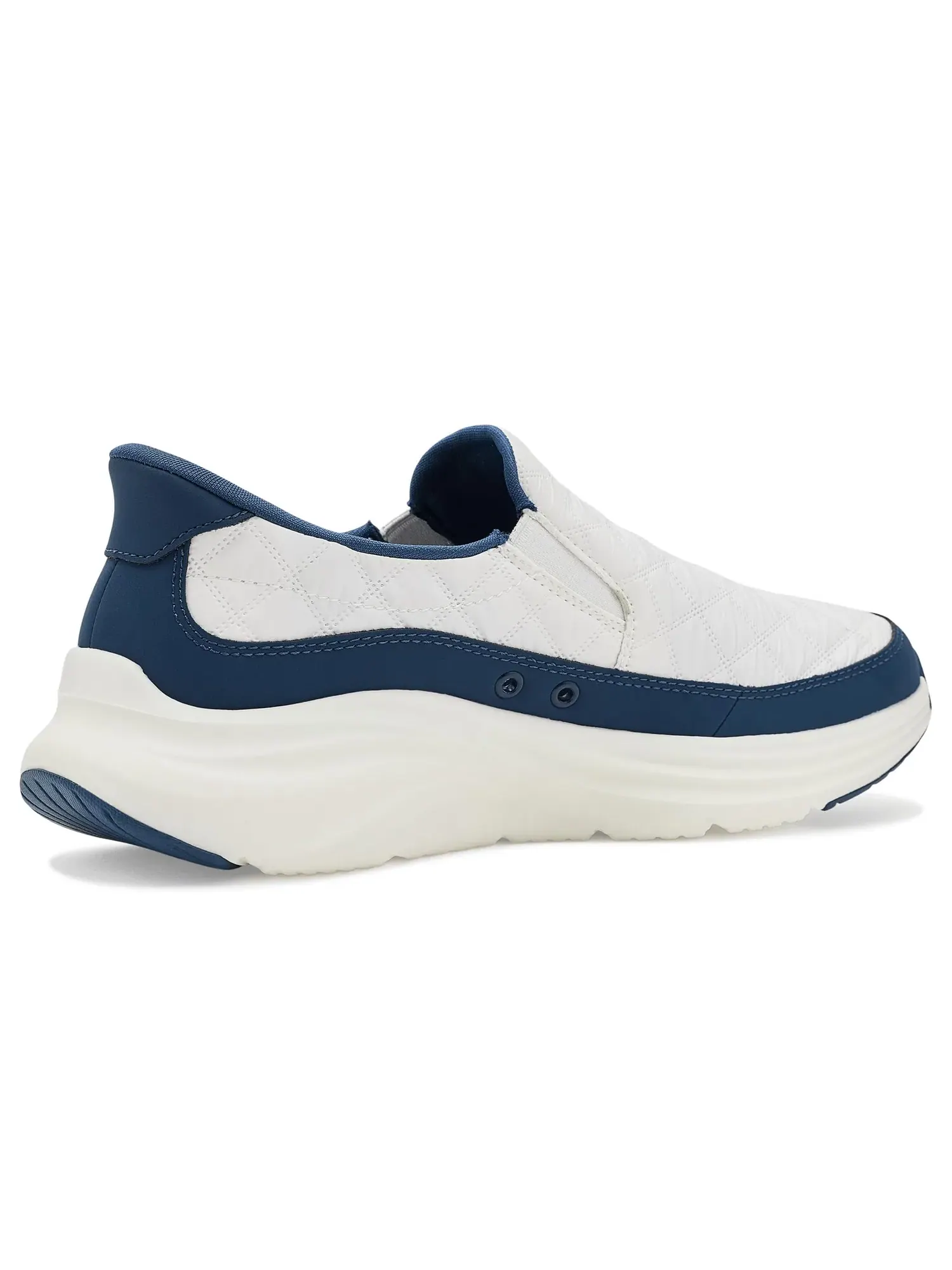Кроссовки Contour Foam Cozy Fit Nordain Hands Free Slip-In Skechers — изображение 3 из 4, белый/темно-синий