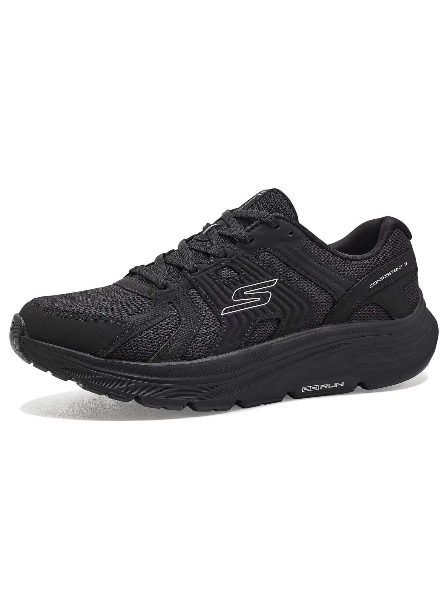 Кроссовки Go Run Consistent 3 Core Track Skechers — изображение 1 из 4, черный/черный