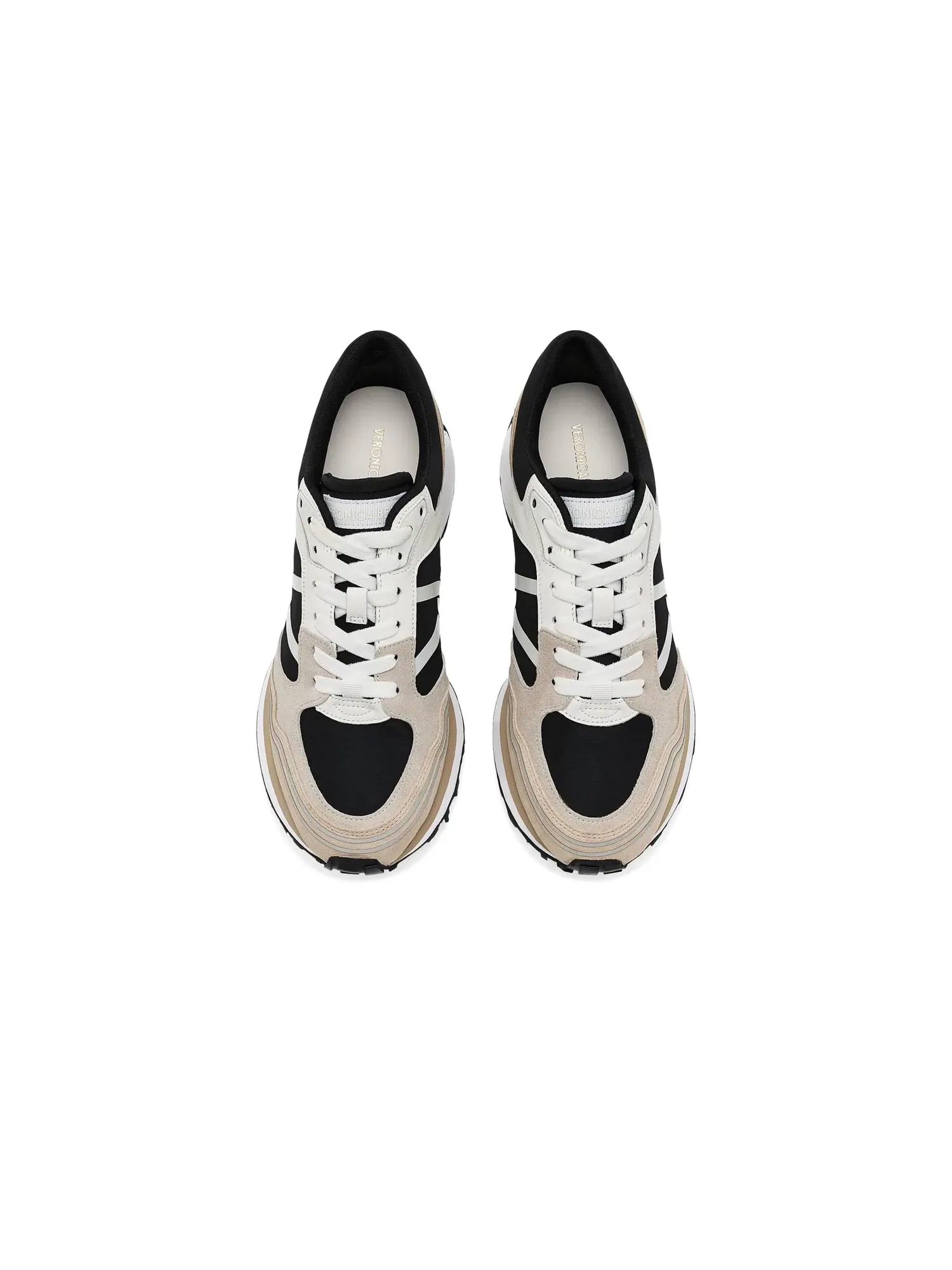 Кроссовки Valentina Sport Veronica Beard — изображение 2 из 4, песочный/черный