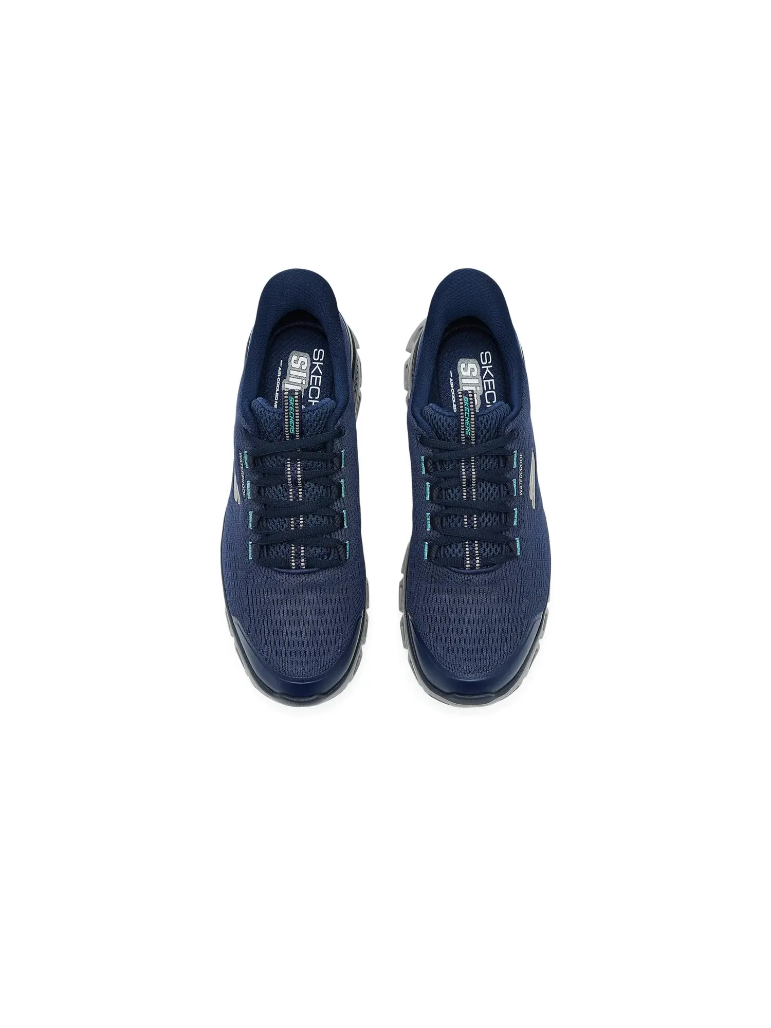Водонепроницаемые кроссовки Glide-Step Sorran Hands-Free Slip-In Skechers — изображение 2 из 4, темно-синий/мульти