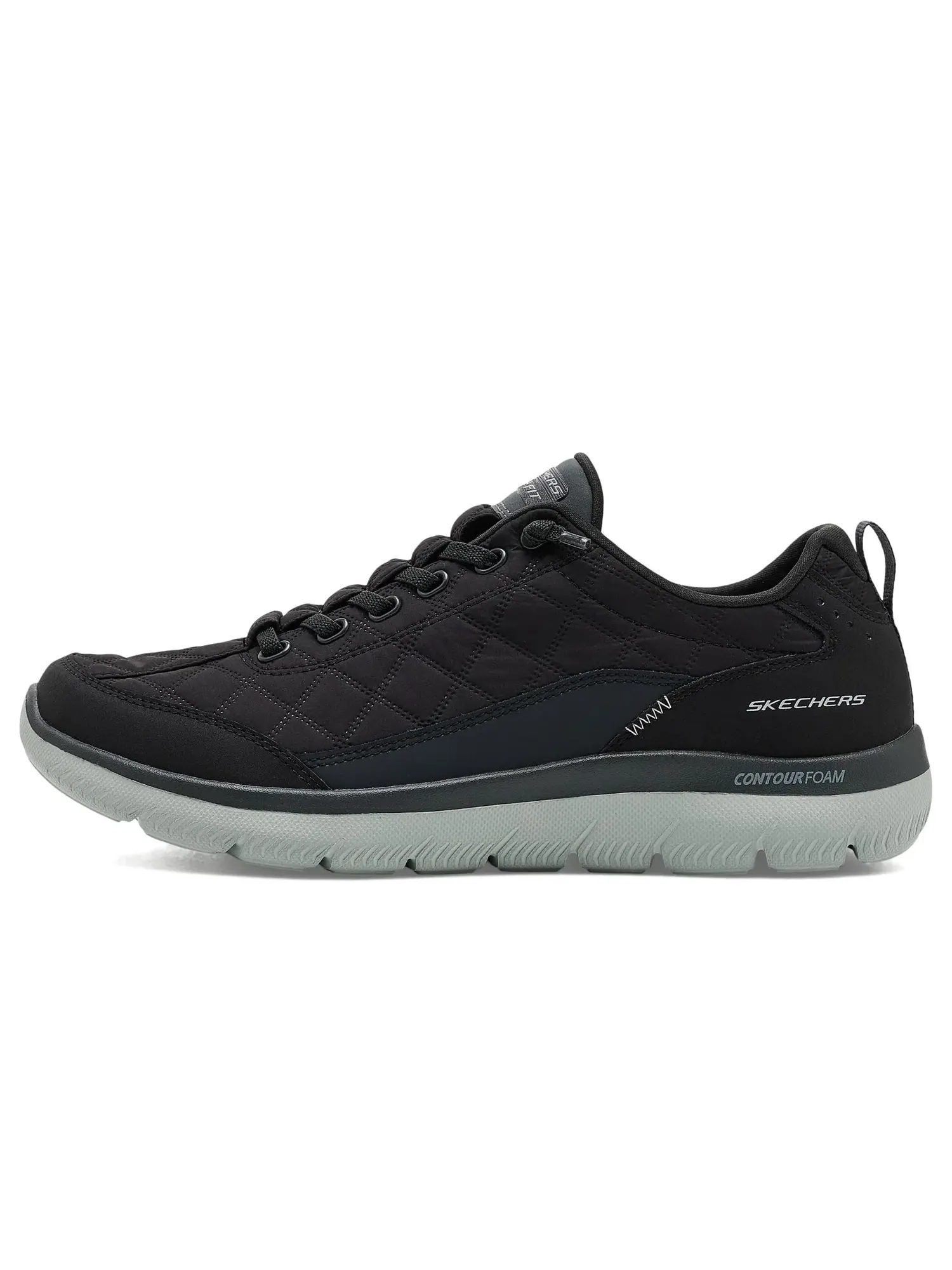 Кроссовки Summits Contour Foam Cozy Fit Skechers — изображение 4 из 4, черный/темно-серый