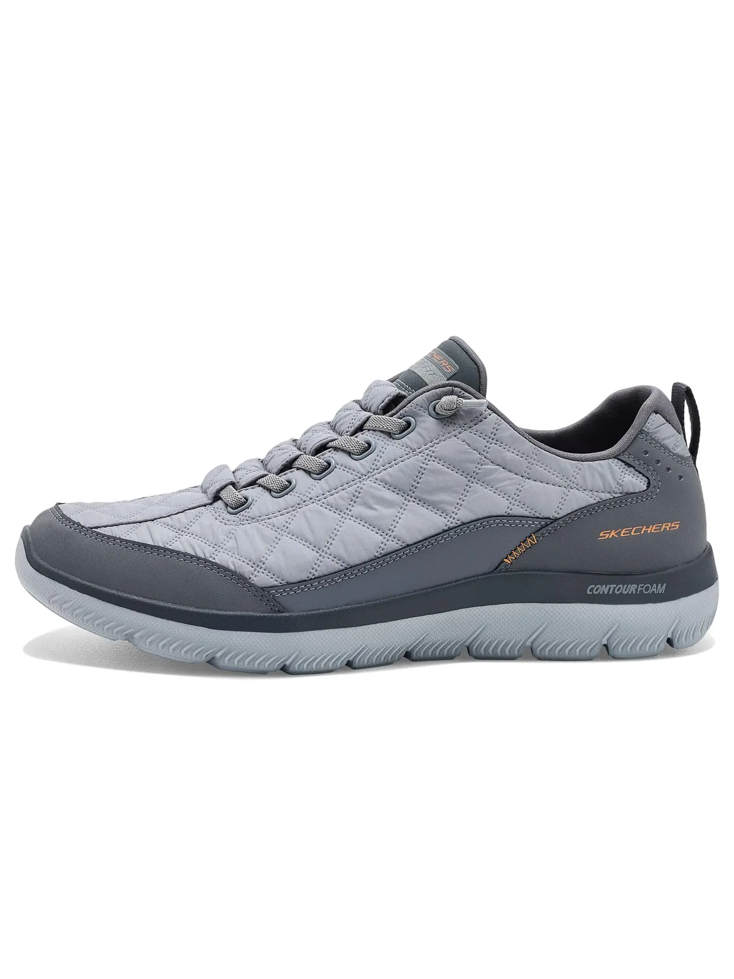 Кроссовки Summits Contour Foam Cozy Fit Skechers — изображение 4 из 4, темно-серый/оранжевый