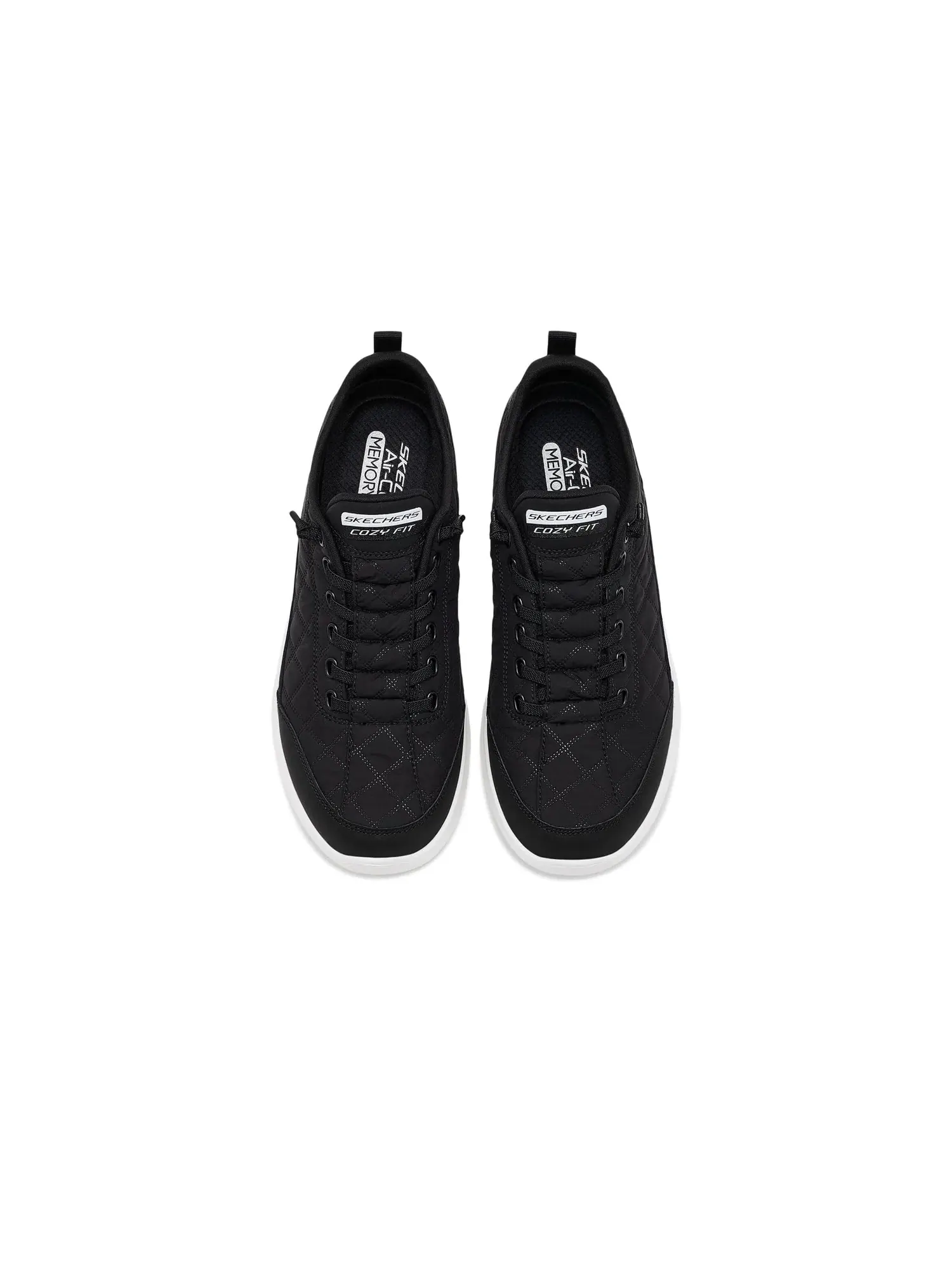 Кроссовки Summits Contour Foam Cozy Fit Skechers — изображение 2 из 4, черный/белый