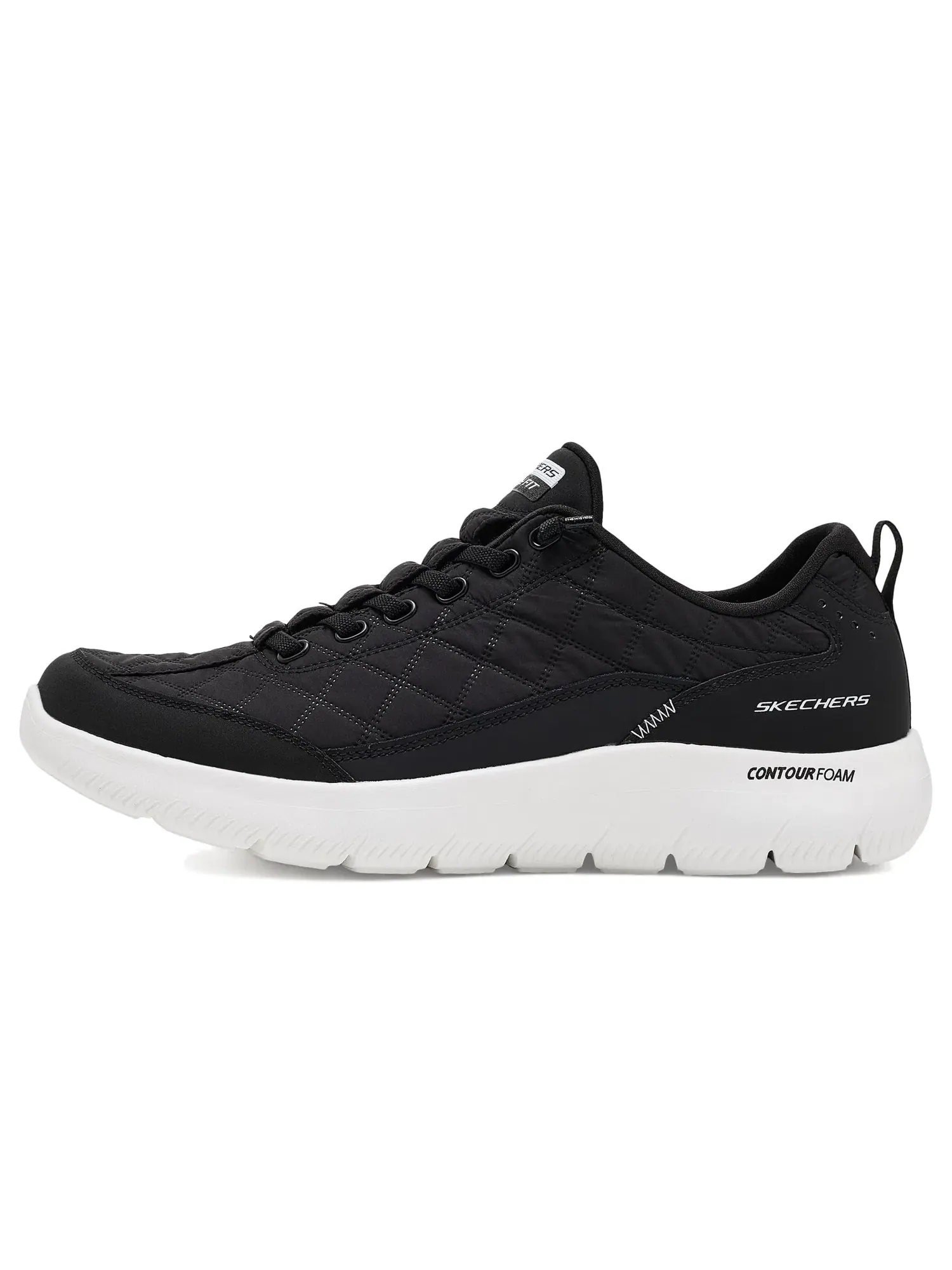 Кроссовки Summits Contour Foam Cozy Fit Skechers — изображение 4 из 4, черный/белый
