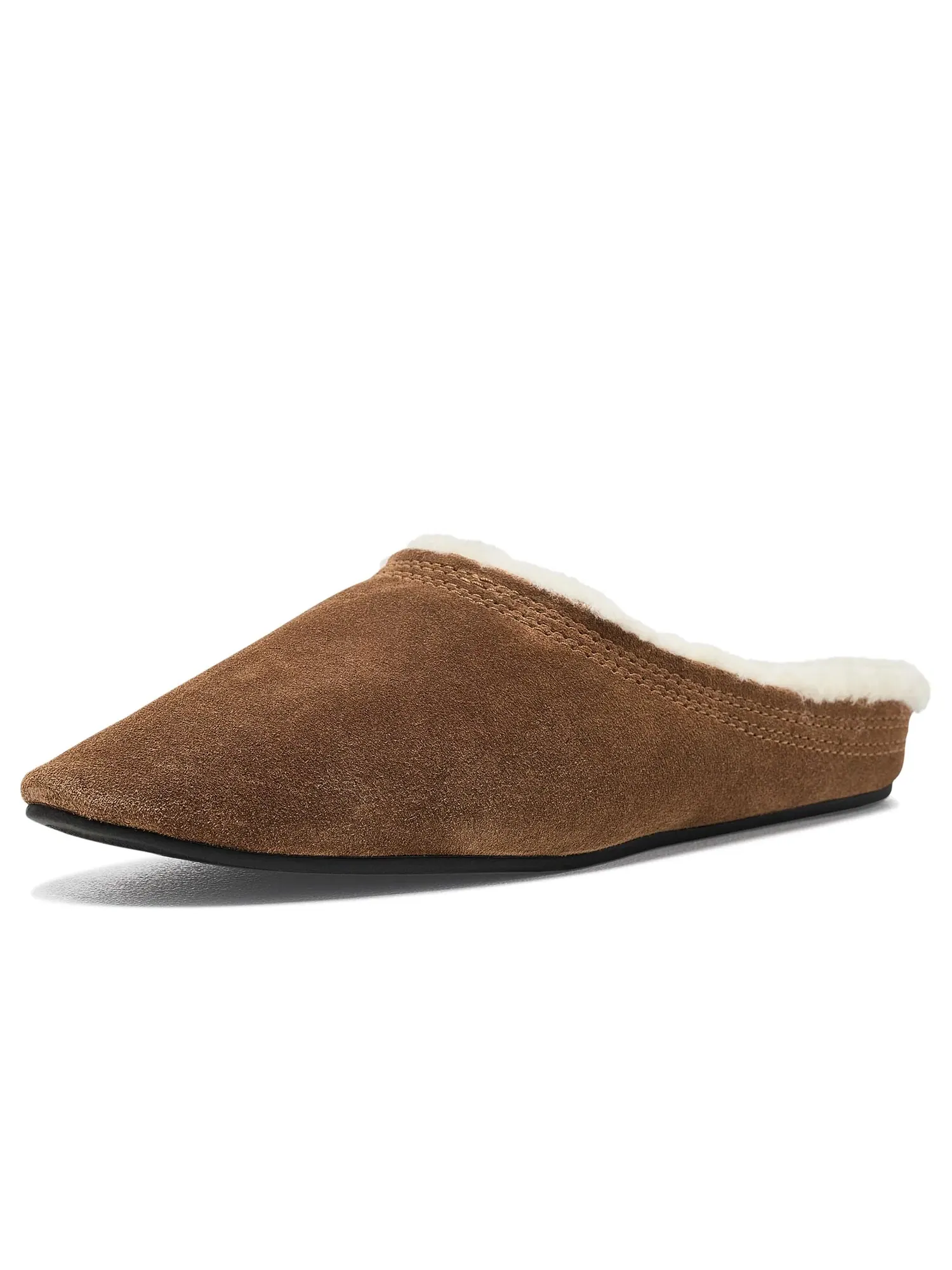Лоферы Narcisa Shearling Veronica Beard — изображение 1 из 4, каштановый