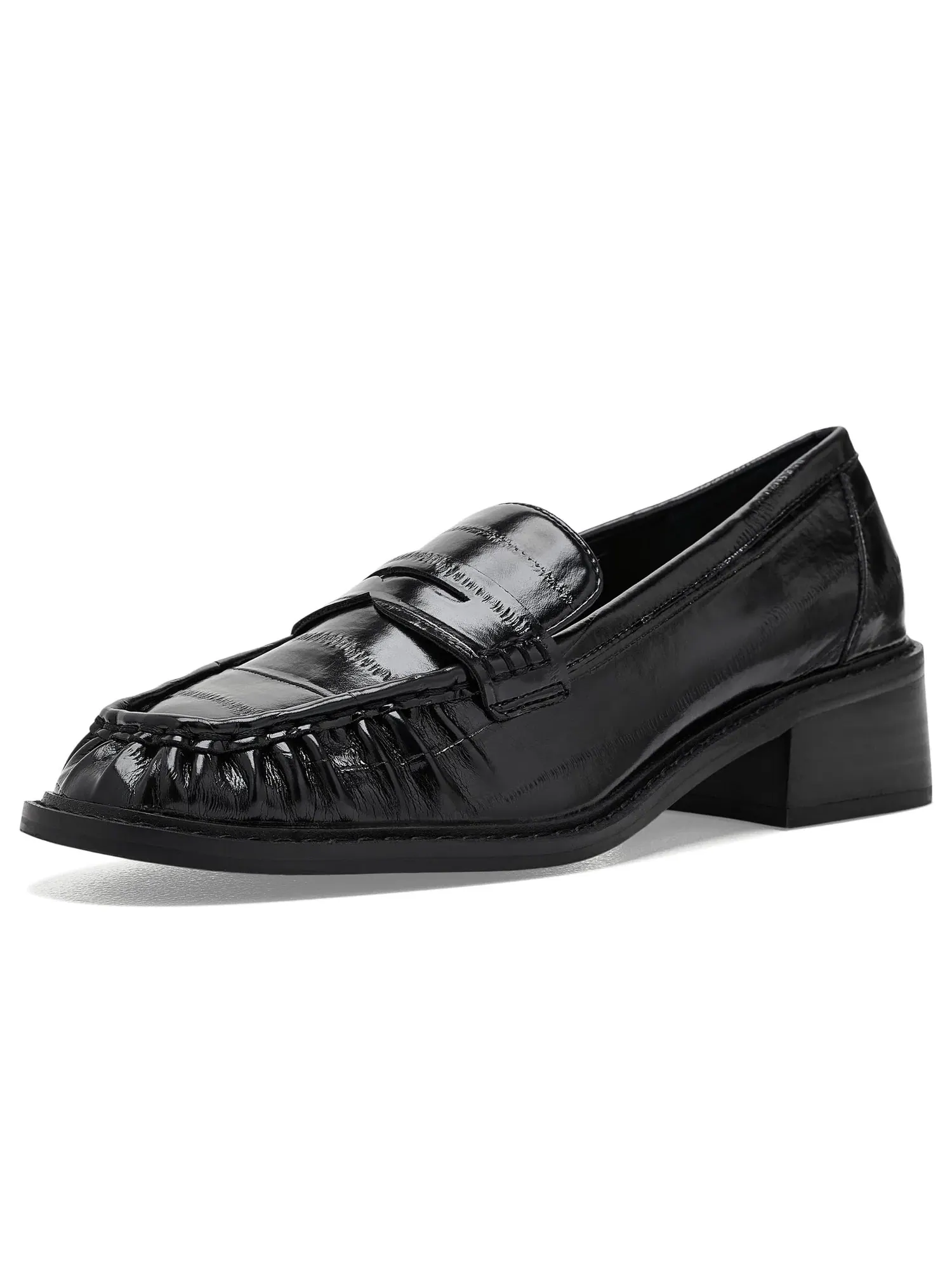 Лоферы Eshnie на блочном каблуке Vince Camuto — изображение 1 из 4, черный