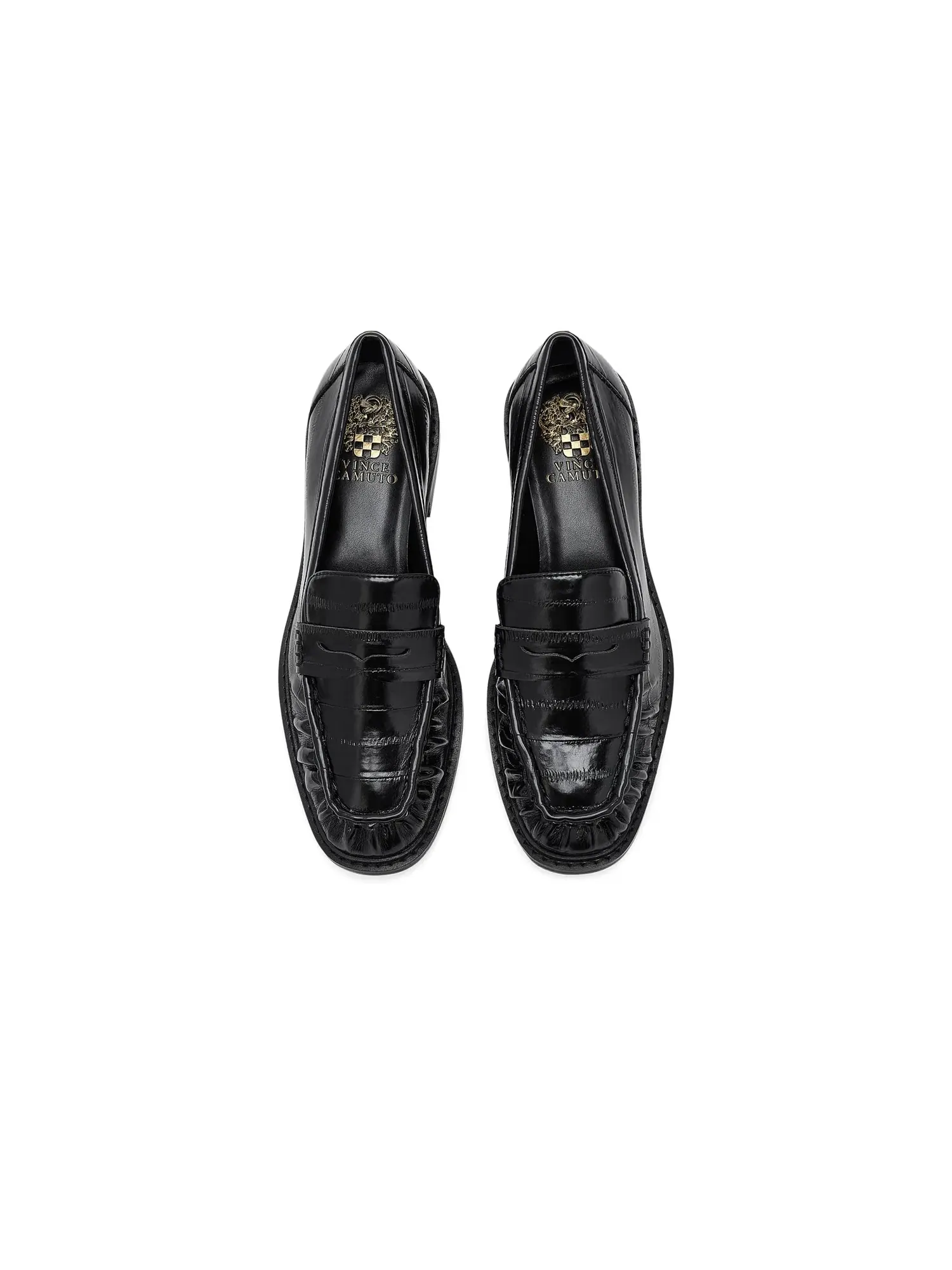 Лоферы Eshnie на блочном каблуке Vince Camuto — изображение 2 из 4, черный