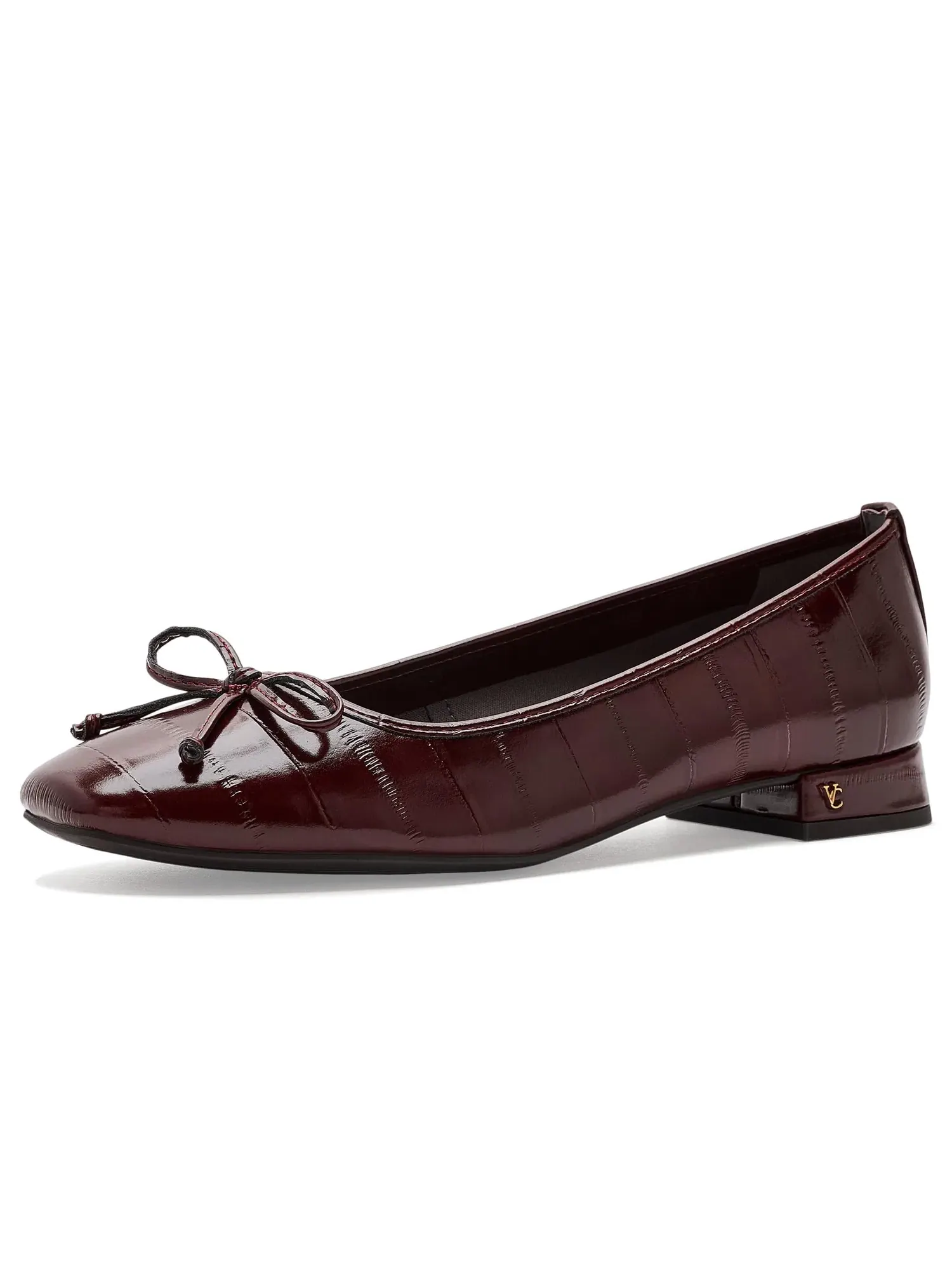 Балетки на каблуке Jenlea Vince Camuto — изображение 1 из 4, гранат