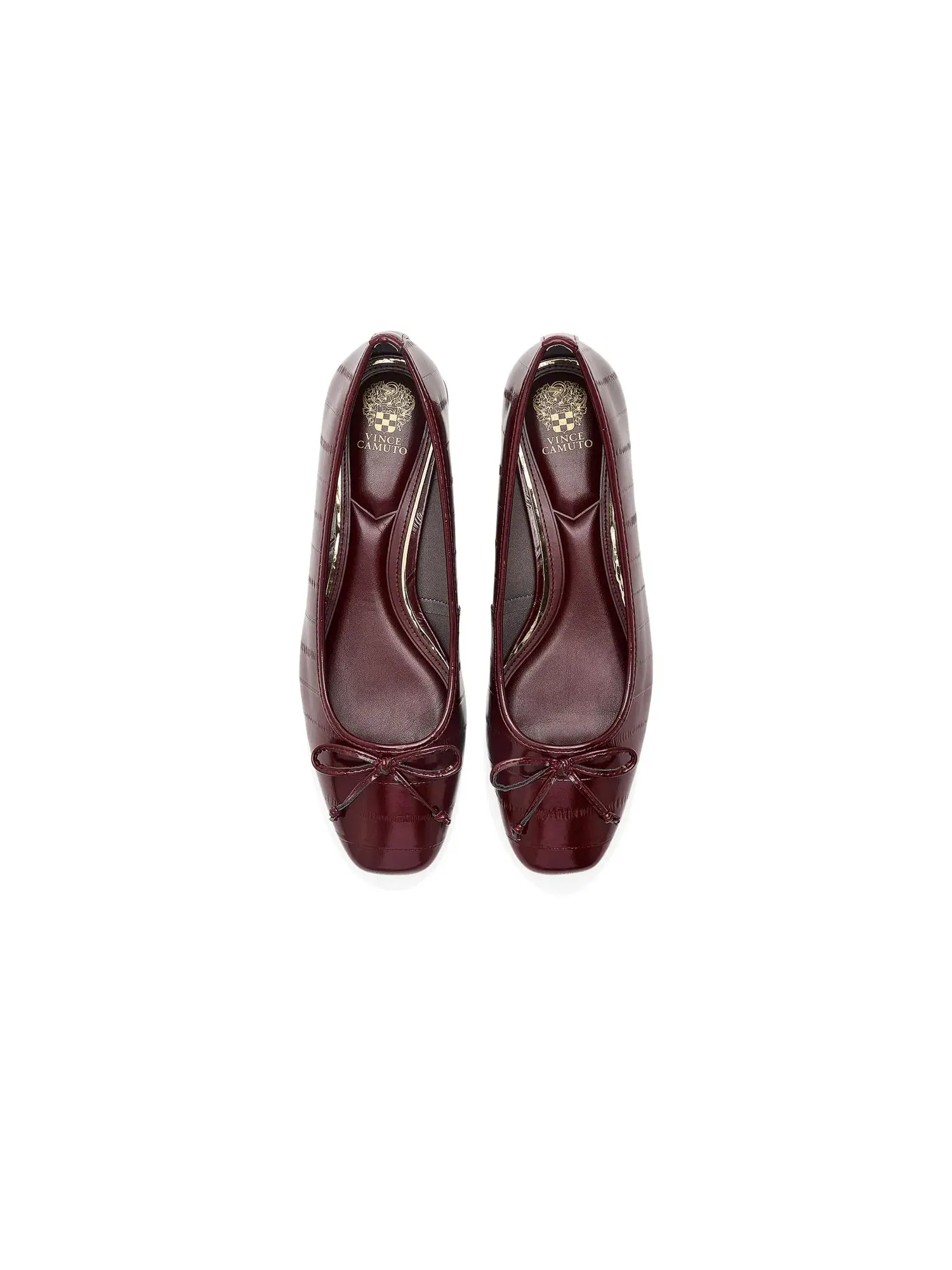 Балетки на каблуке Jenlea Vince Camuto — изображение 2 из 4, гранат