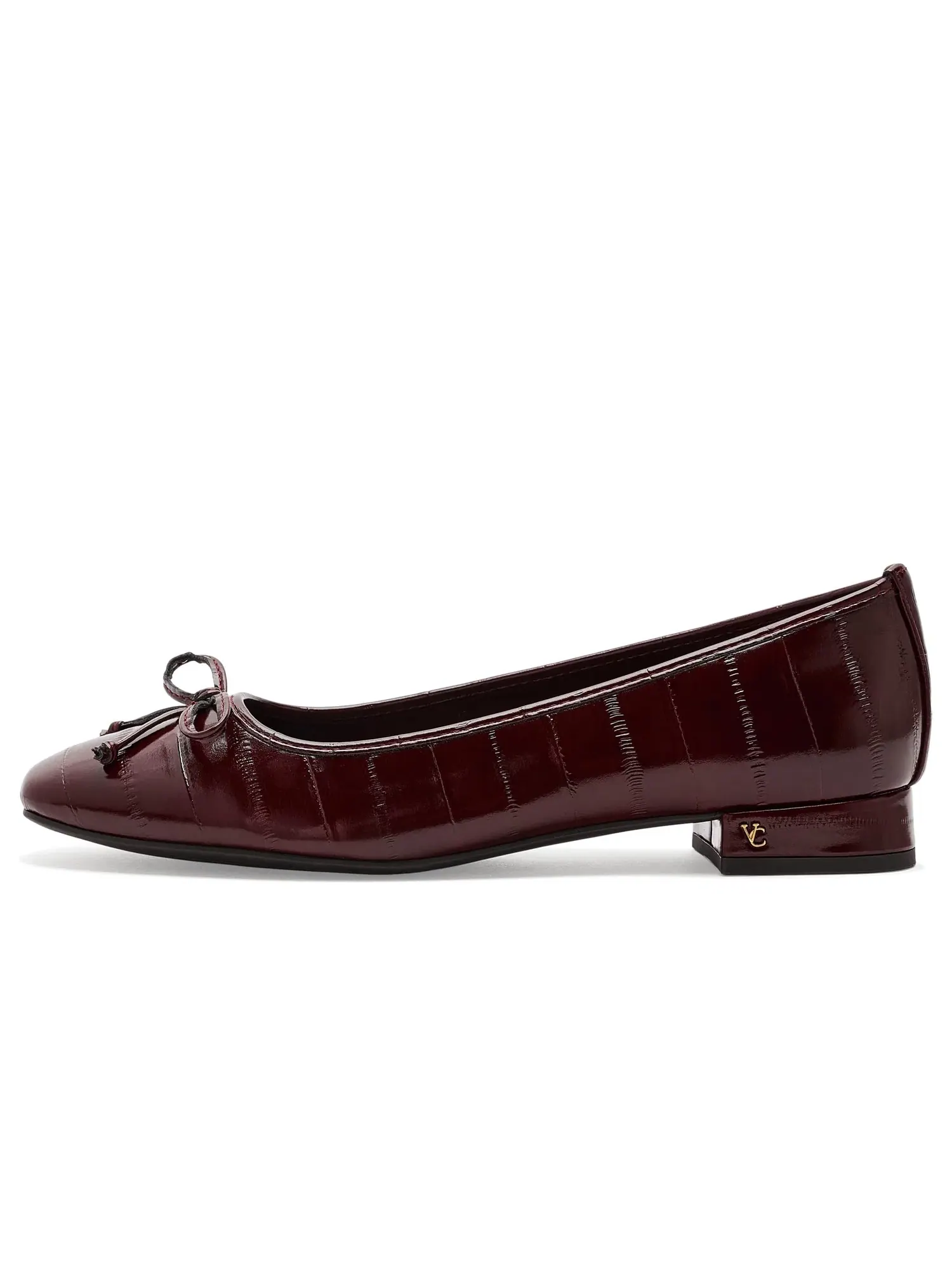 Балетки на каблуке Jenlea Vince Camuto — изображение 4 из 4, гранат
