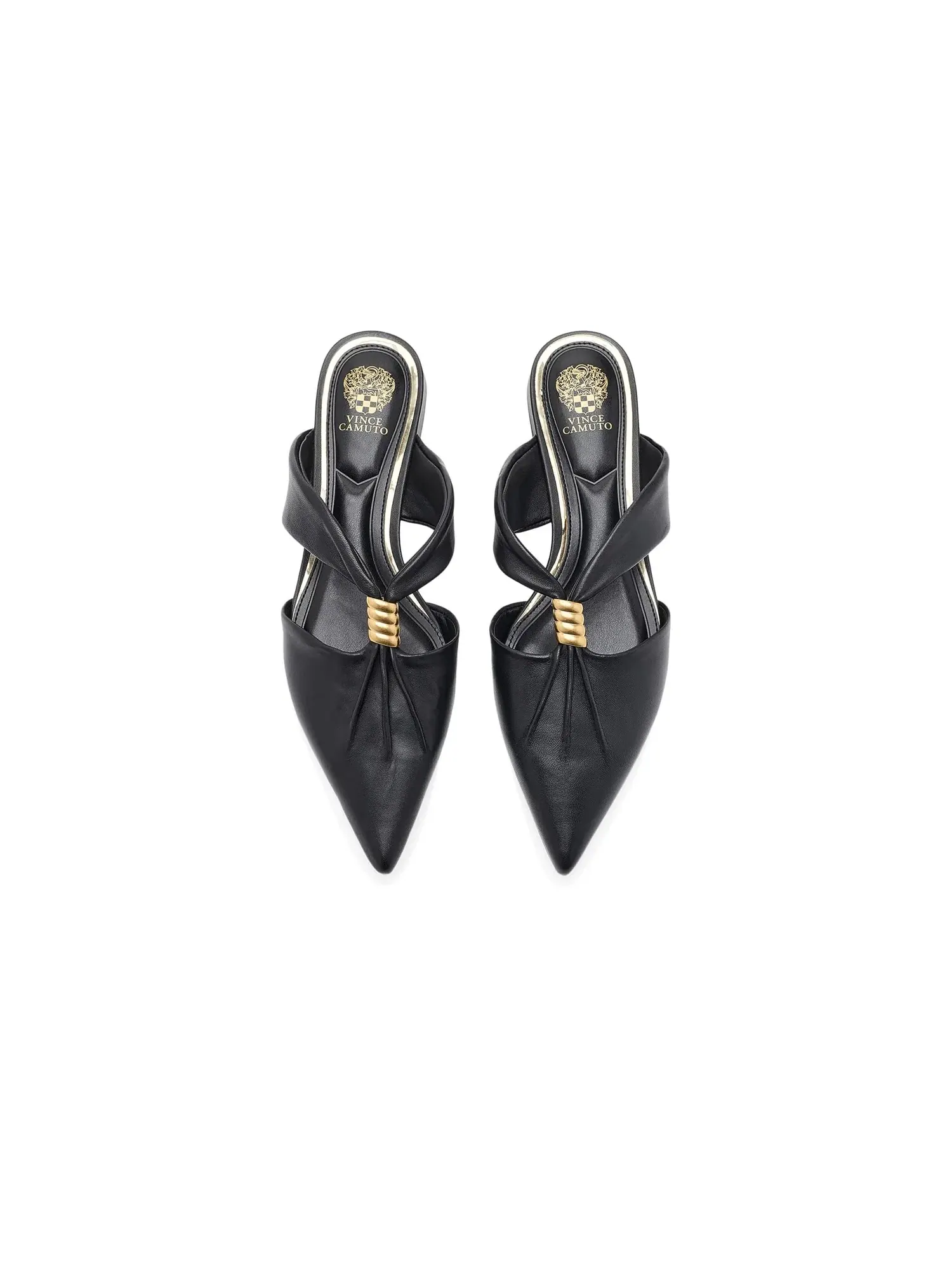Мюли Vanika Gathered SlipOn Vince Camuto — изображение 2 из 4, черный