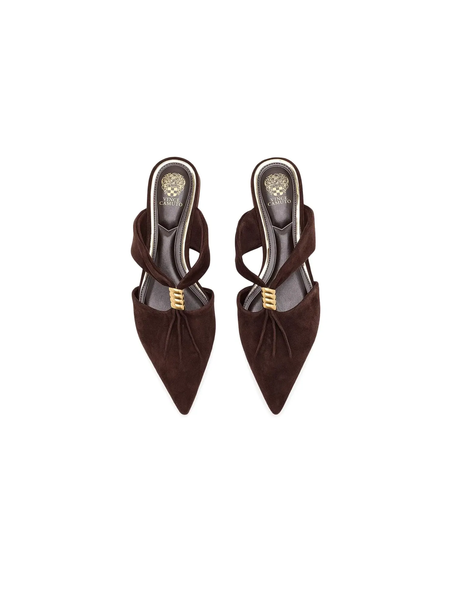 Мюли Vanika Gathered SlipOn Vince Camuto — изображение 2 из 4, брауни