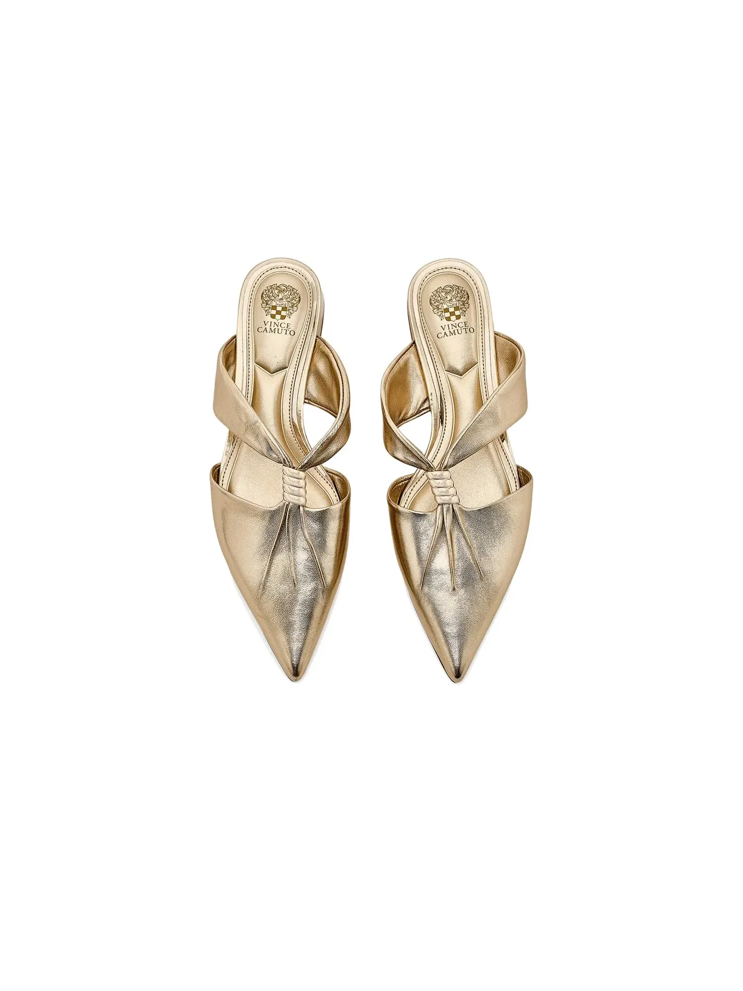 Мюли Vanika Gathered SlipOn Vince Camuto — изображение 2 из 4, золотистый