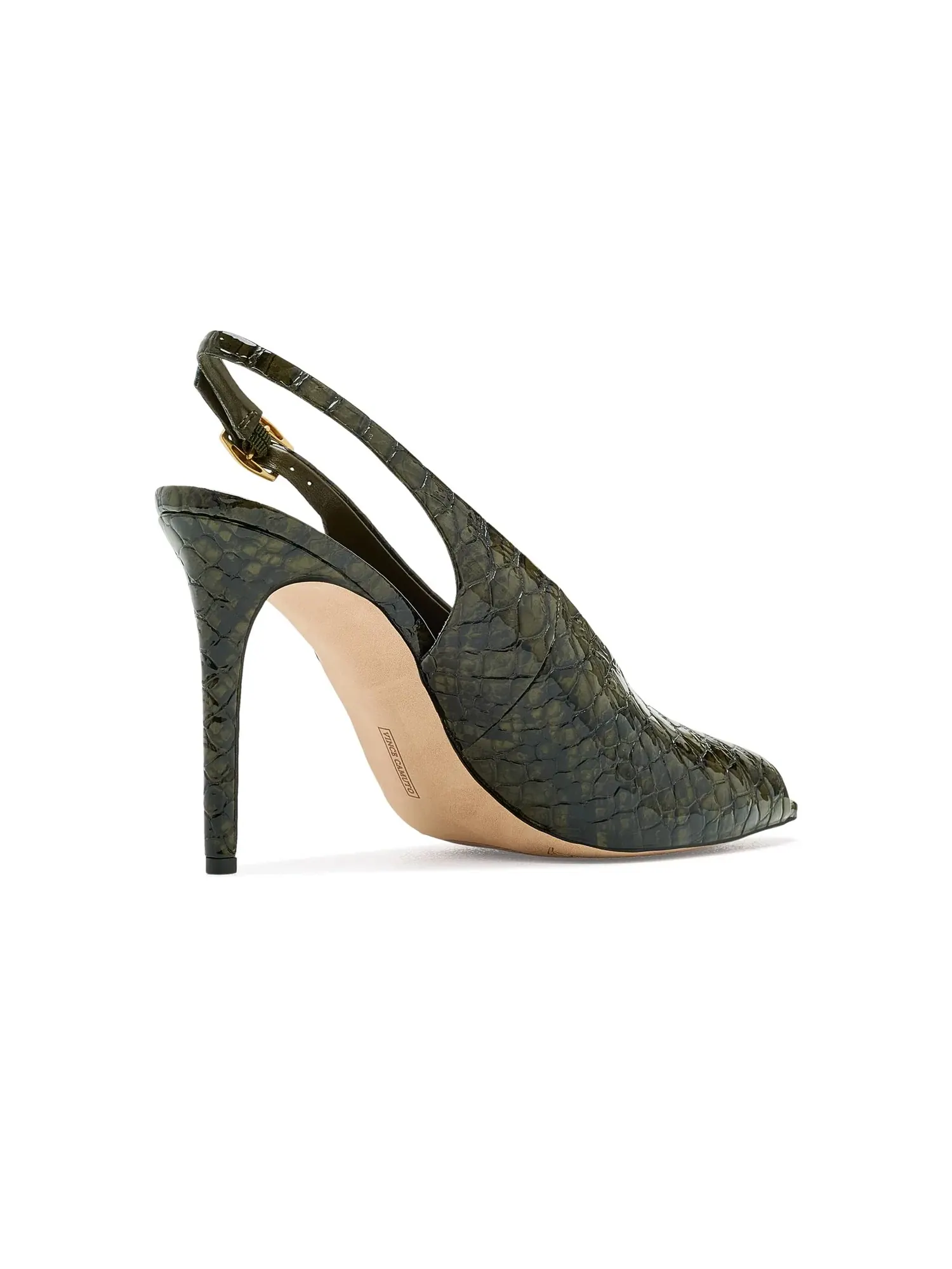 Туфли-слингбэки Helenza Peep Toe Slingback Pumps Vince Camuto — изображение 3 из 4, зеленый