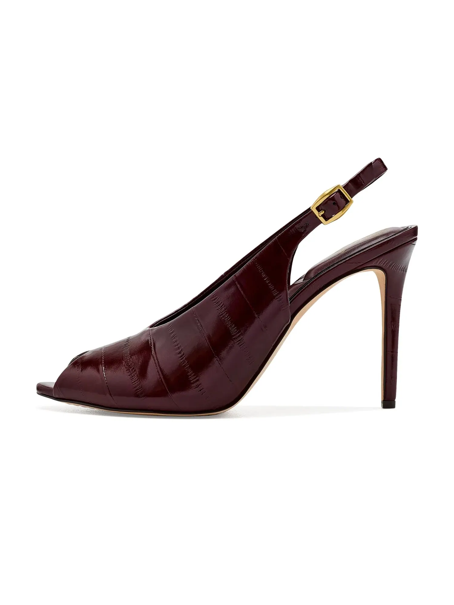 Туфли-слингбэки Helenza Peep Toe Slingback Pumps Vince Camuto — изображение 4 из 4, гранат