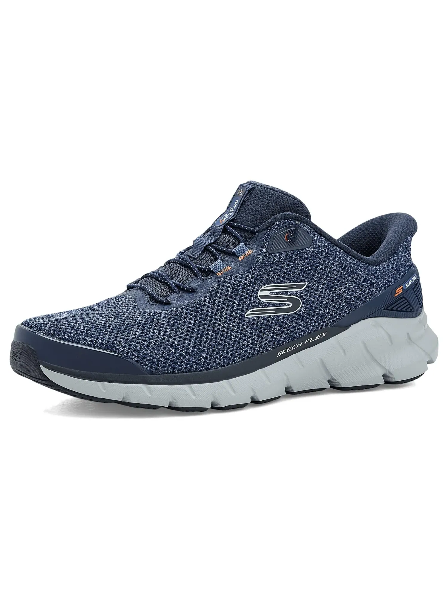 Кроссовки Skech-Flex 4.0 Hands-Free Slip-In Skechers — изображение 1 из 4, темно-синий/оранжевый