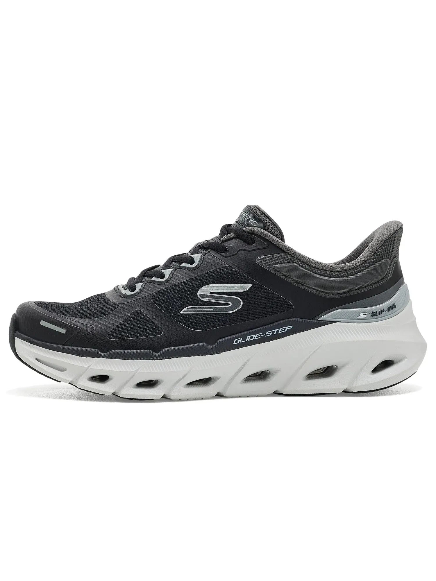 Кроссовки Relaxed Fit Glide-Step Opportune Day Hands-Free Slip-In Skechers — изображение 4 из 4, черный/серый