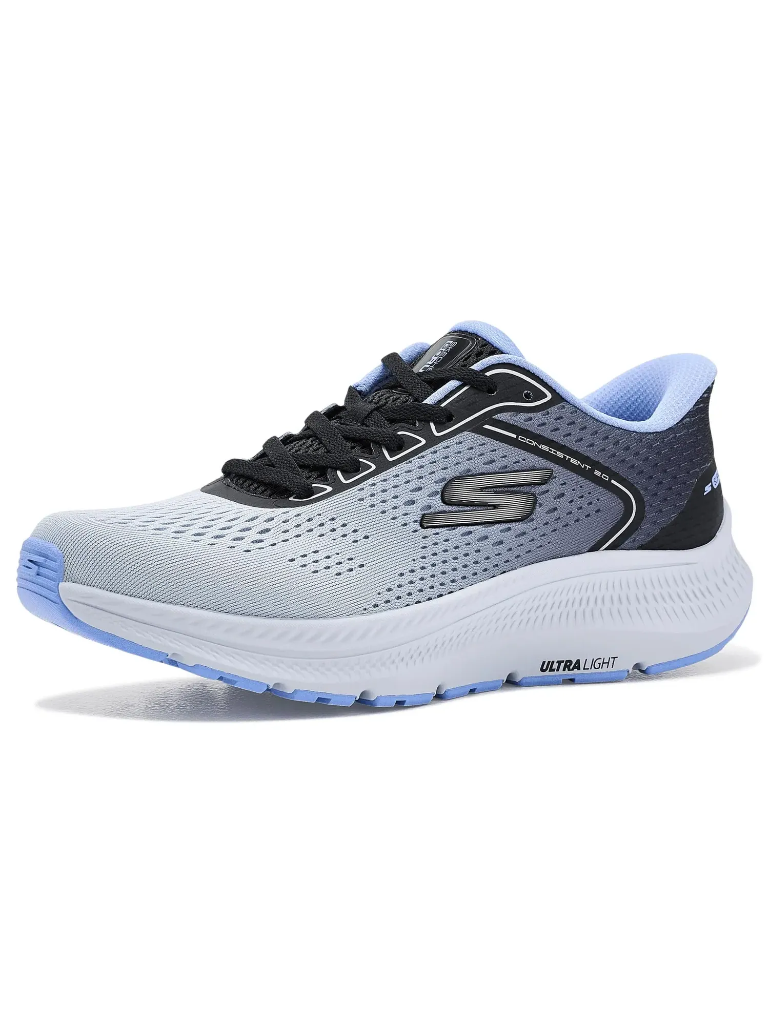 Кроссовки Go Run Consistent 2.0 Maywood Slip-ins Skechers — изображение 1 из 4, черный/серый