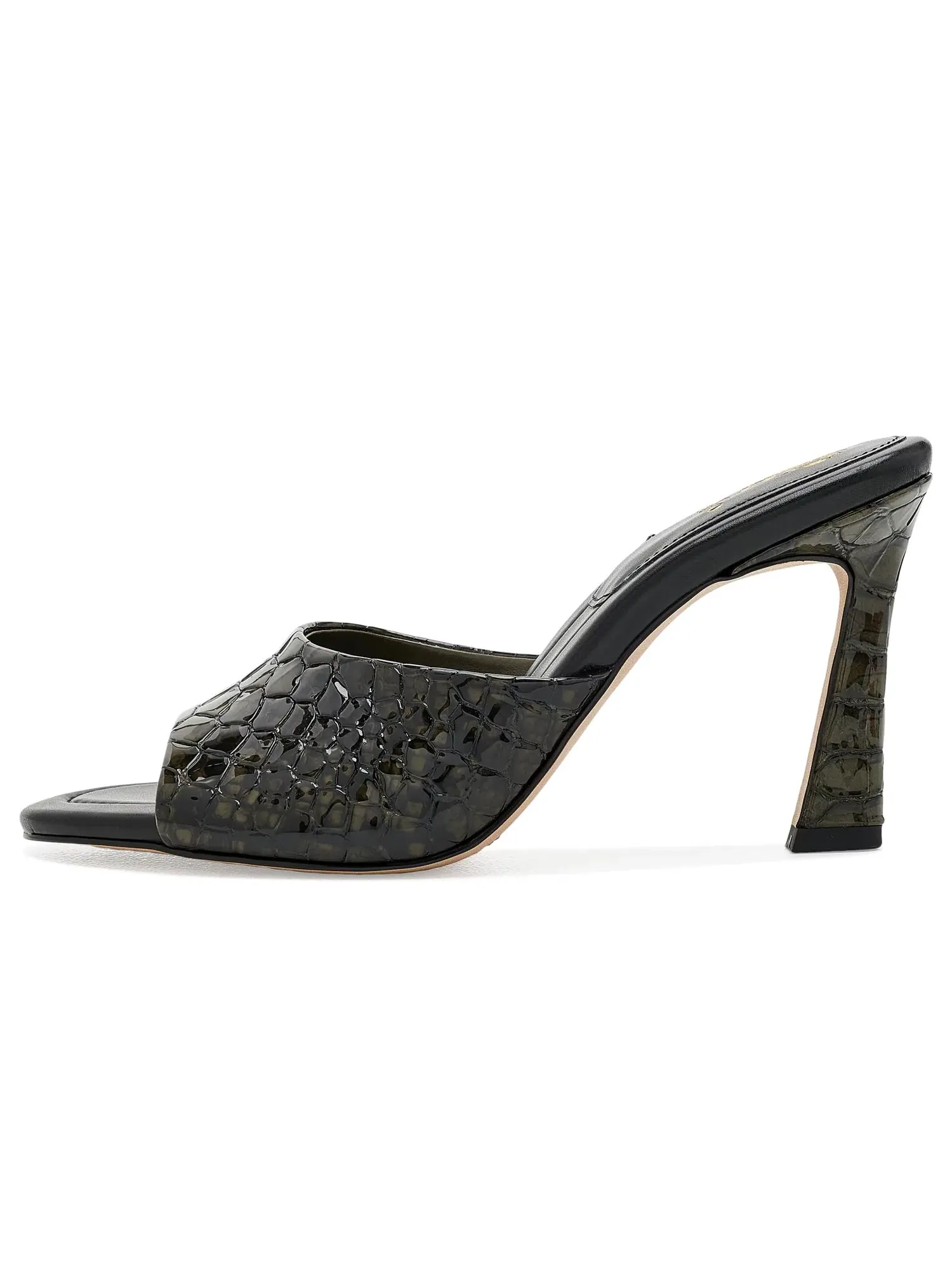 Сандалии-мюли на каблуке Paigely Vince Camuto — изображение 4 из 4, зеленый