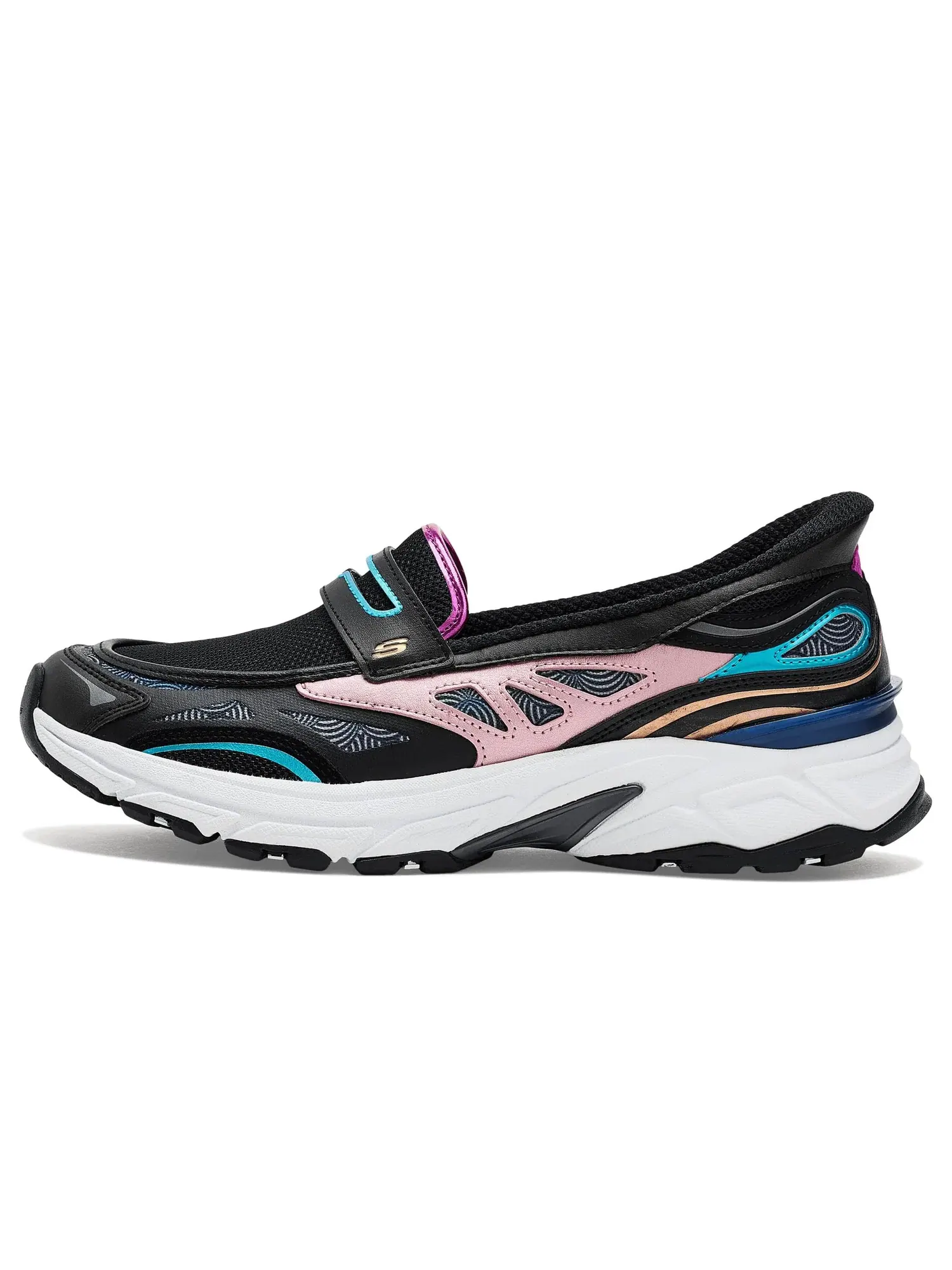 Кроссовки Stamina Sport-chrome Muse, Hands Free Slip-ins Skechers — изображение 4 из 4, черный/мульти
