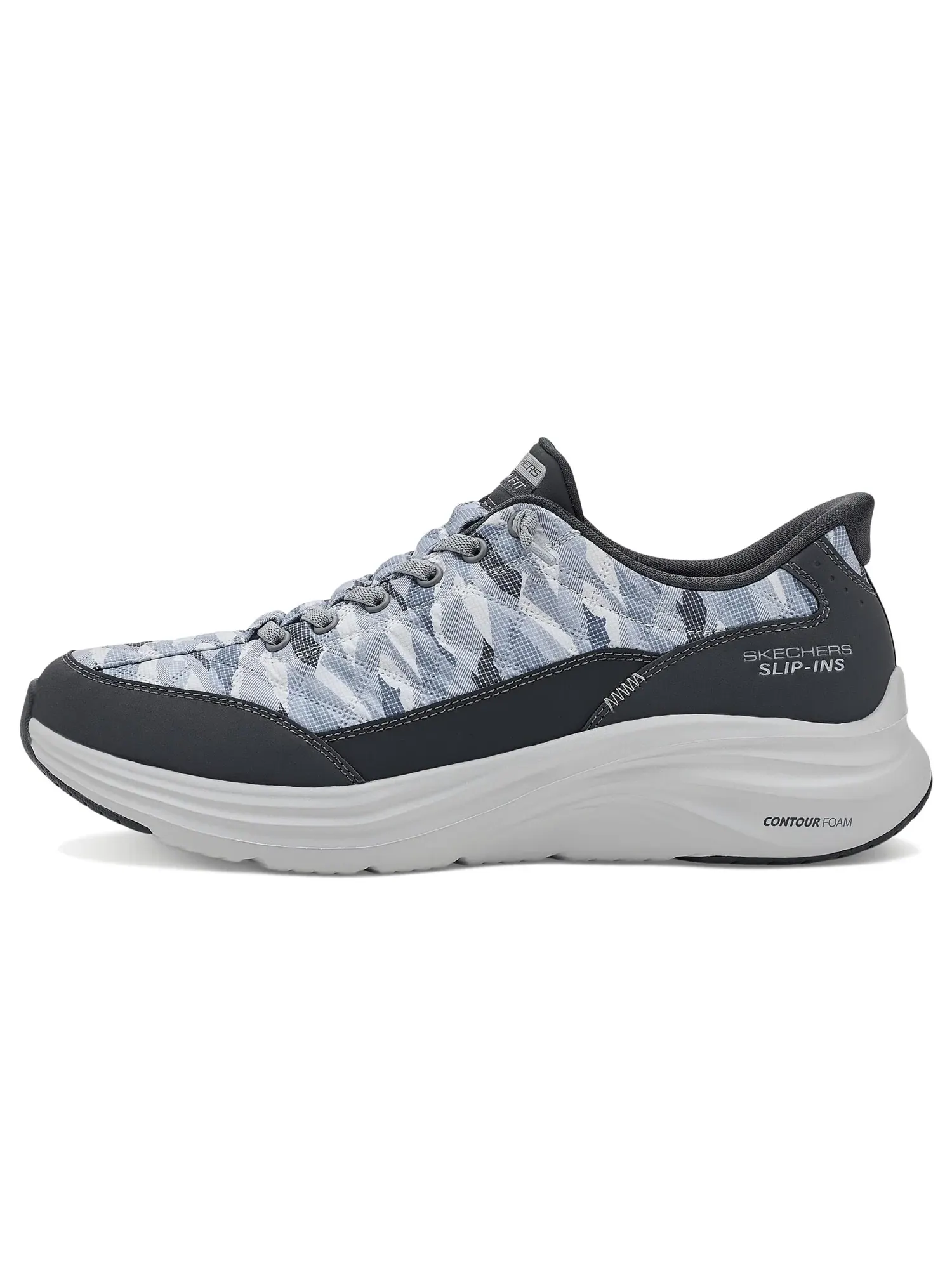 Кроссовки Contour Foam Cozy Fit Compost Hands-Free Slip-Ins Skechers — изображение 4 из 4, серый/белый