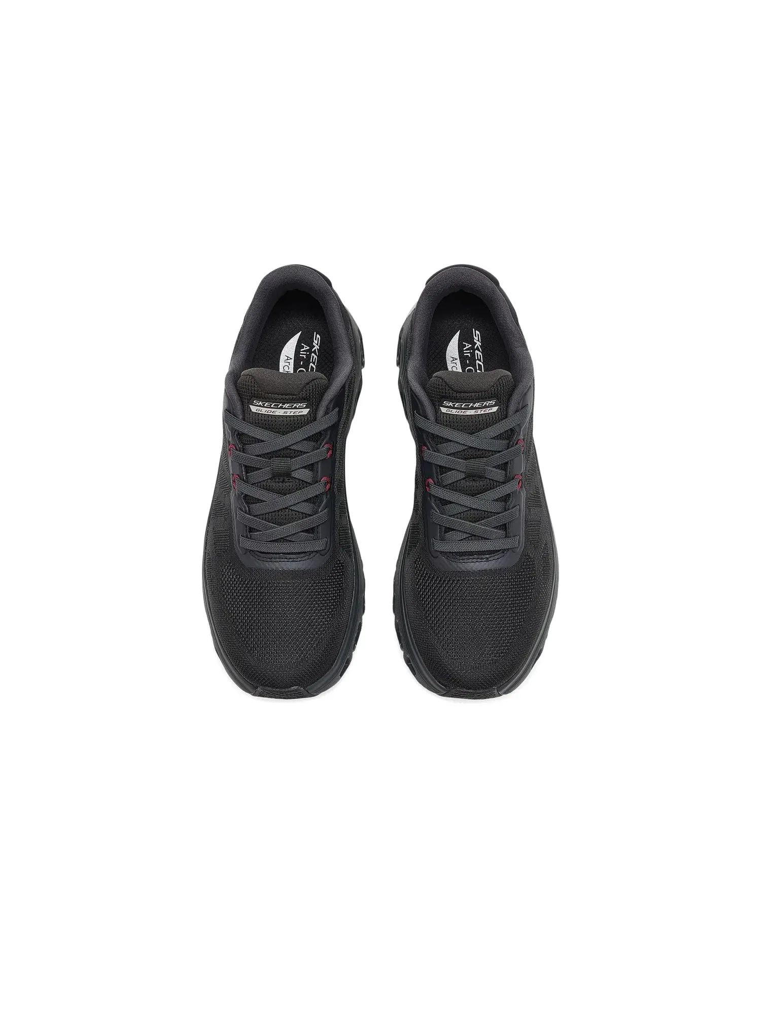Кроссовки Arch Fit Glide-Step Wave Bremet Skechers — изображение 2 из 4, черный/красный